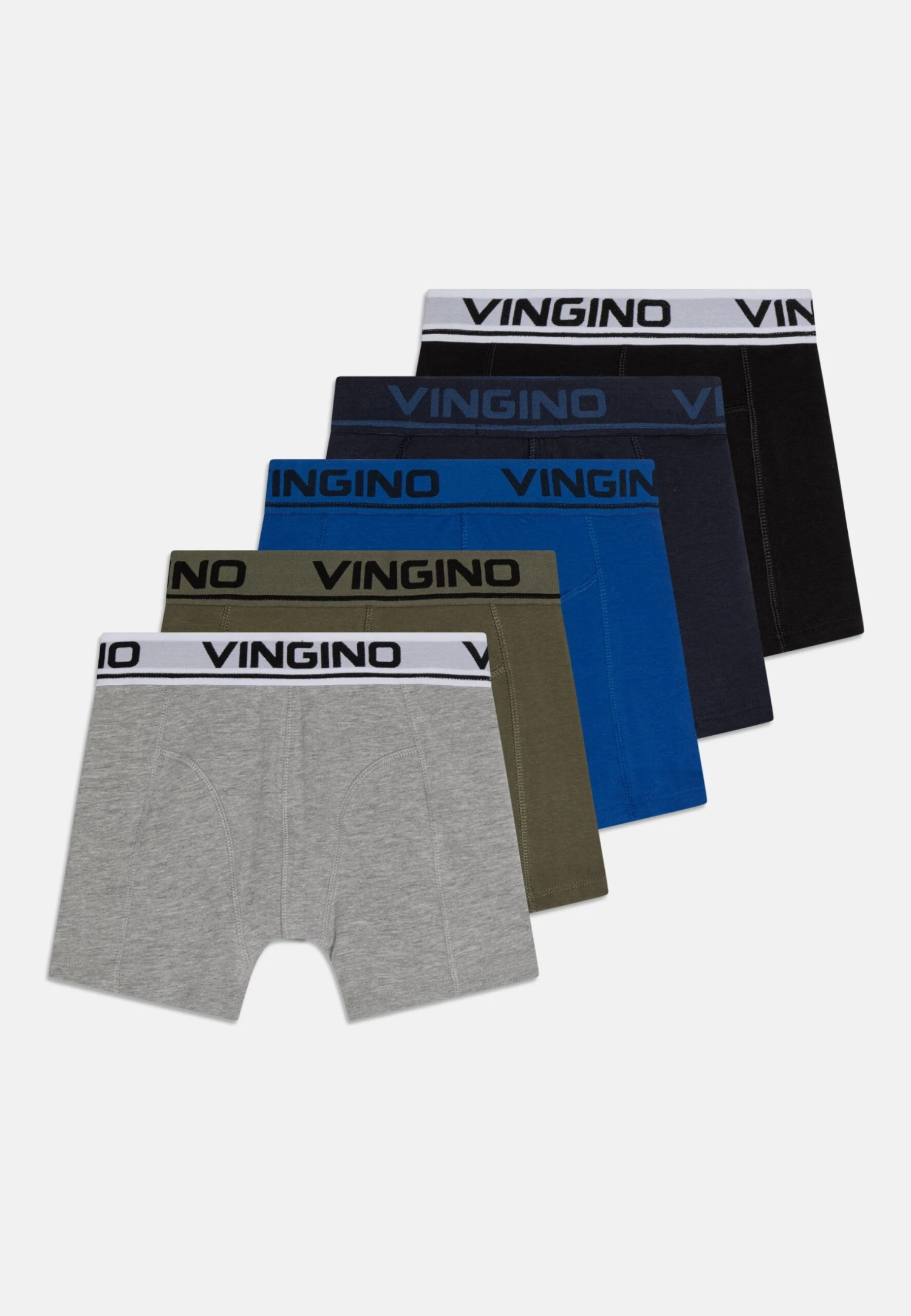 Vingino 5 Pack - Onderbroeken - Multicolor Grey/Black 1 Vingino 5 Pack - Onderbroeken - Multicolor Grey/Black