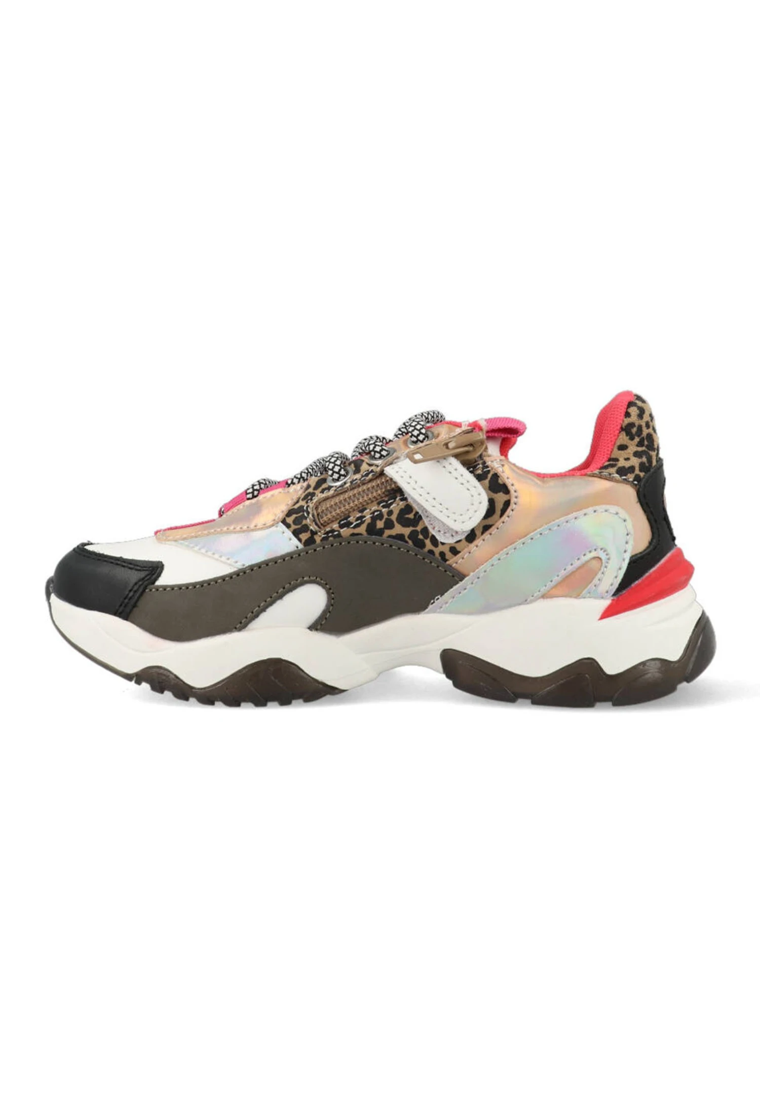 Vingino Vincia - Sneakers Laag - White/Dark Green 1 Vingino Vincia - Sneakers Laag - White/Dark Green