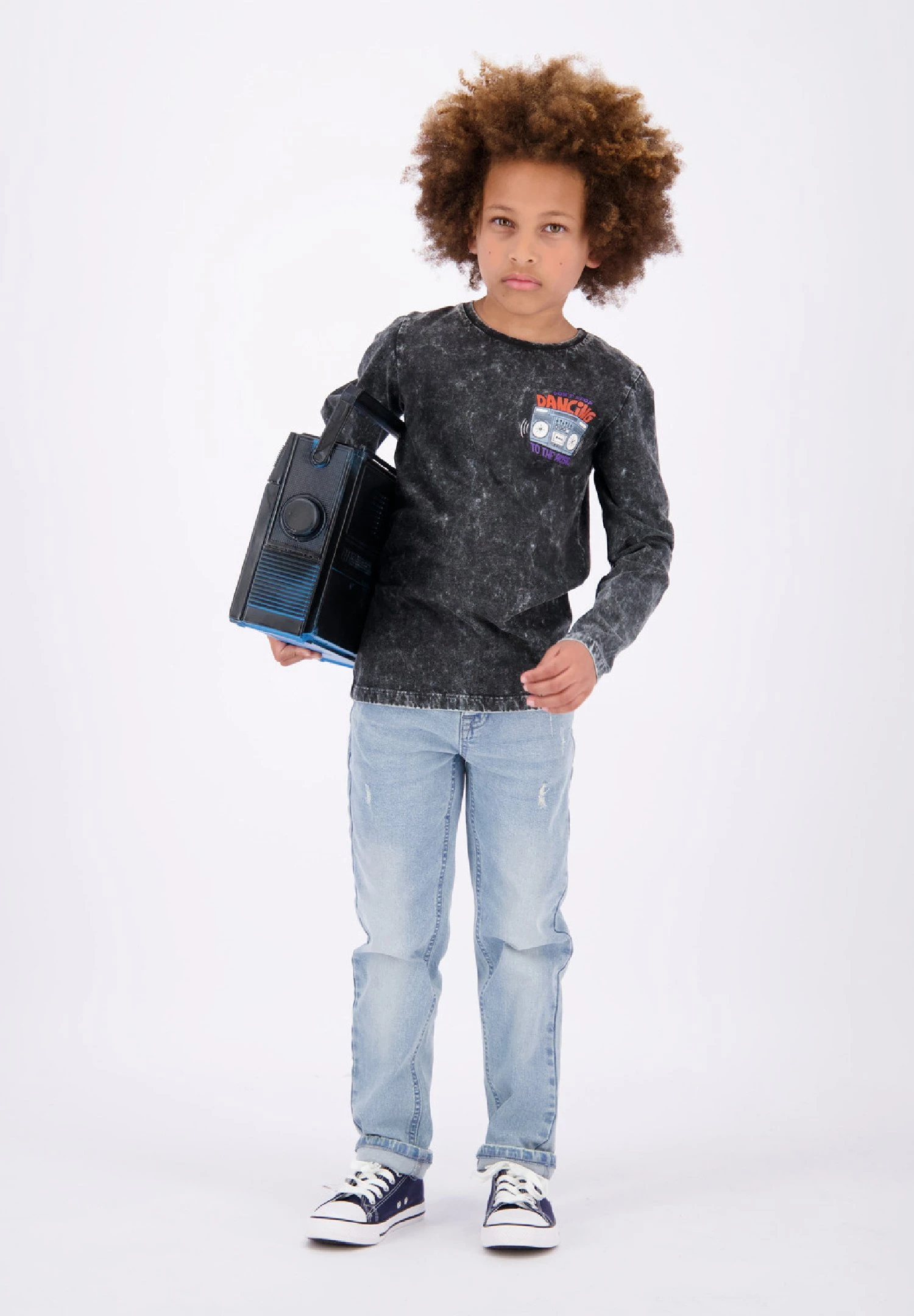 Vingino Longsleeve - Deep Black 1 Vingino Longsleeve - Deep Black