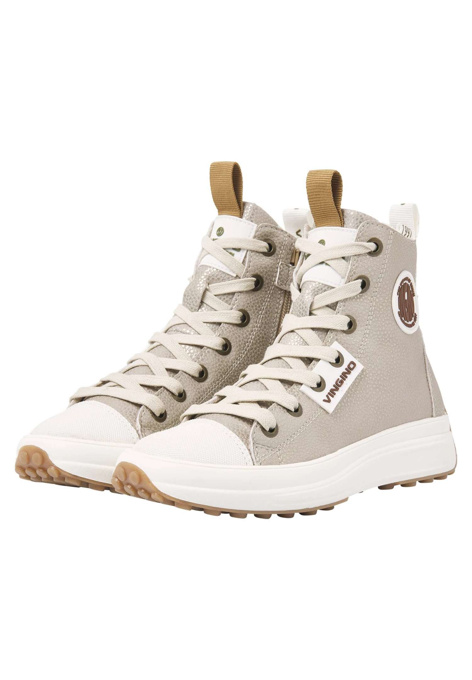 Vingino Noa Mid Vg46-1029-05- Sneakers Hoog - Gold Coloured 2 Vingino Noa Mid Vg46-1029-05- Sneakers Hoog - Gold Coloured - Afbeelding 2