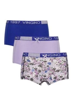 Vingino Hipster G231-6 Flower 3Pack - Onderbroeken - True Lilac
