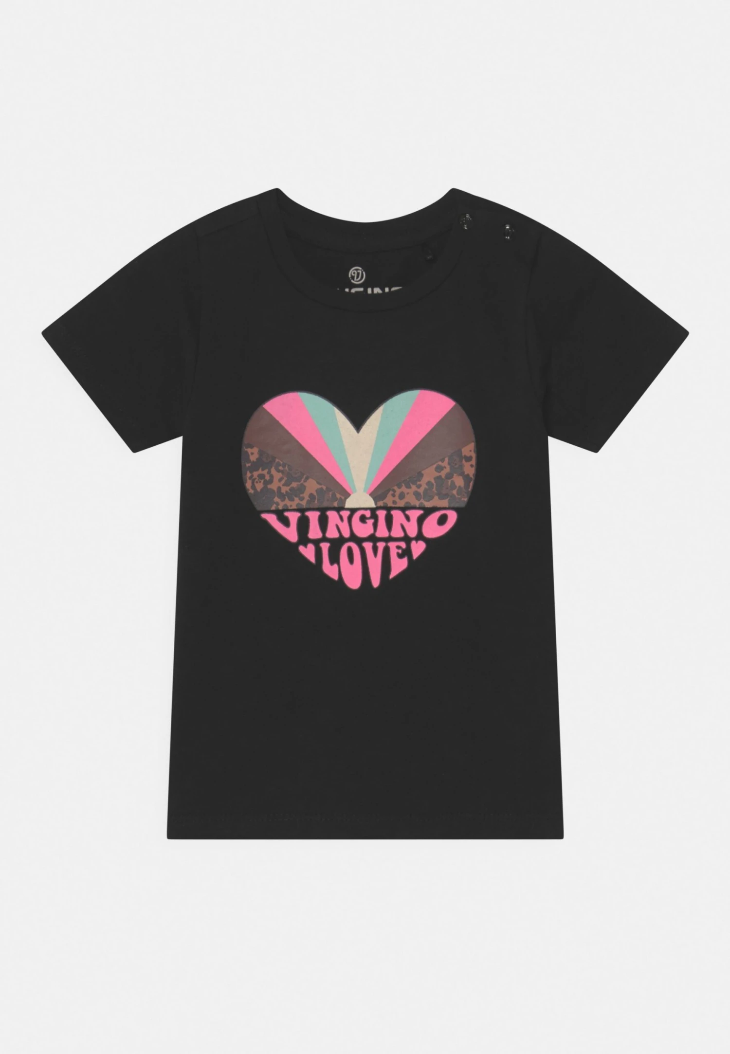 Vingino Hafsa - T-Shirt Print - Deep Black 1 Vingino Hafsa - T-Shirt Print - Deep Black