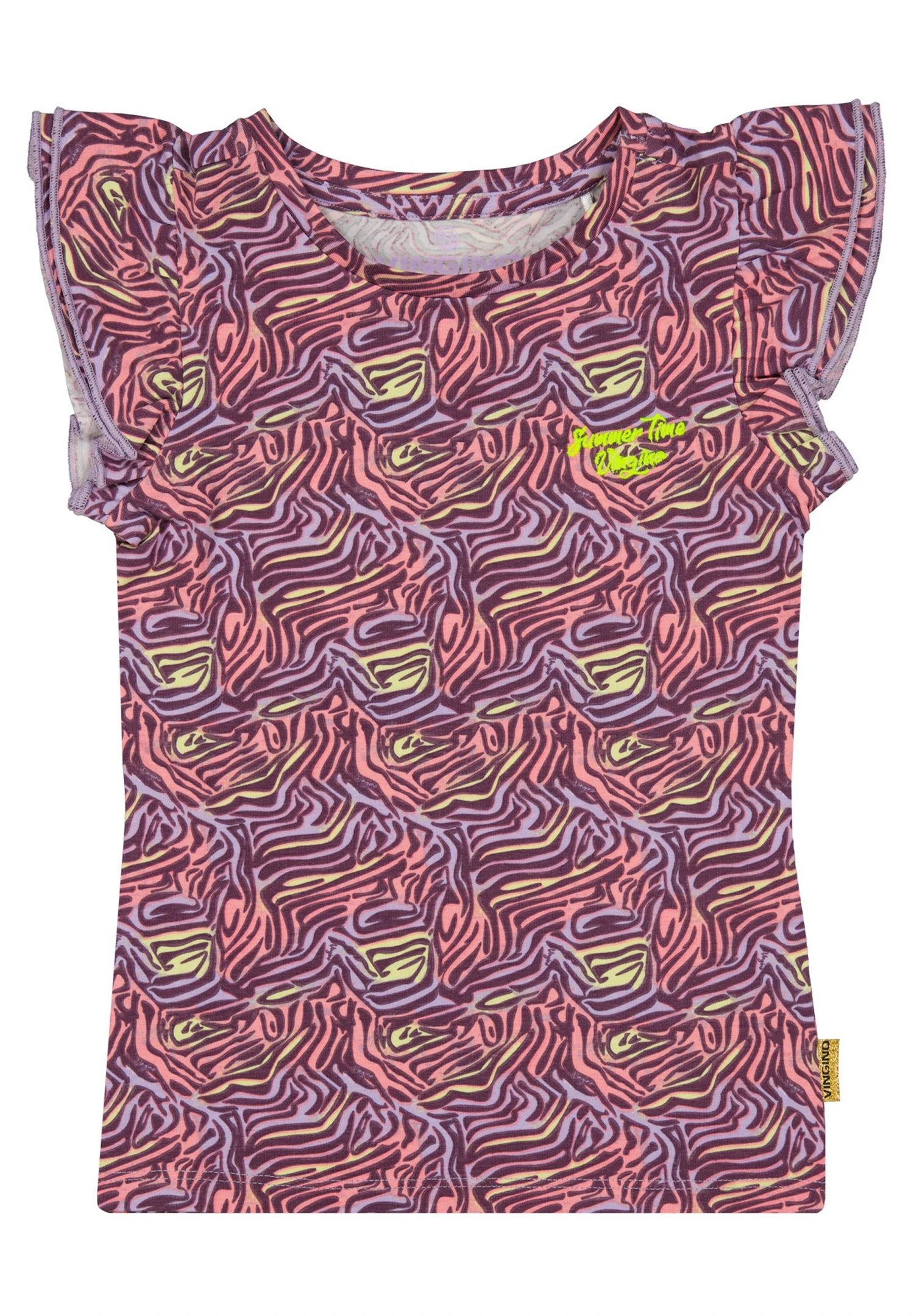 Vingino Hanka - T-Shirt Print - Dark Aubergine 1 Vingino Hanka - T-Shirt Print - Dark Aubergine