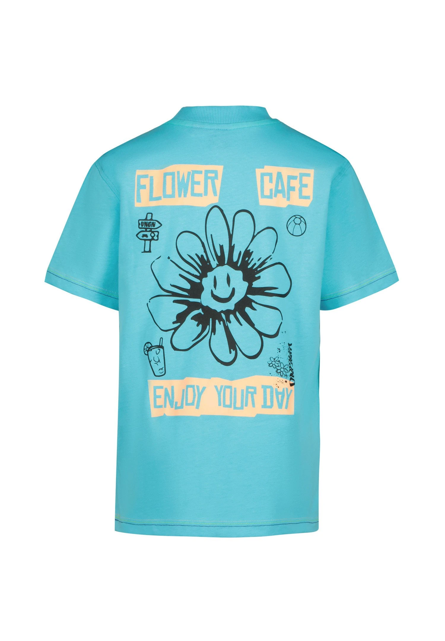 Vingino Halsey - T-Shirt Print - Holiday Blue 2 Vingino Halsey - T-Shirt Print - Holiday Blue - Afbeelding 2