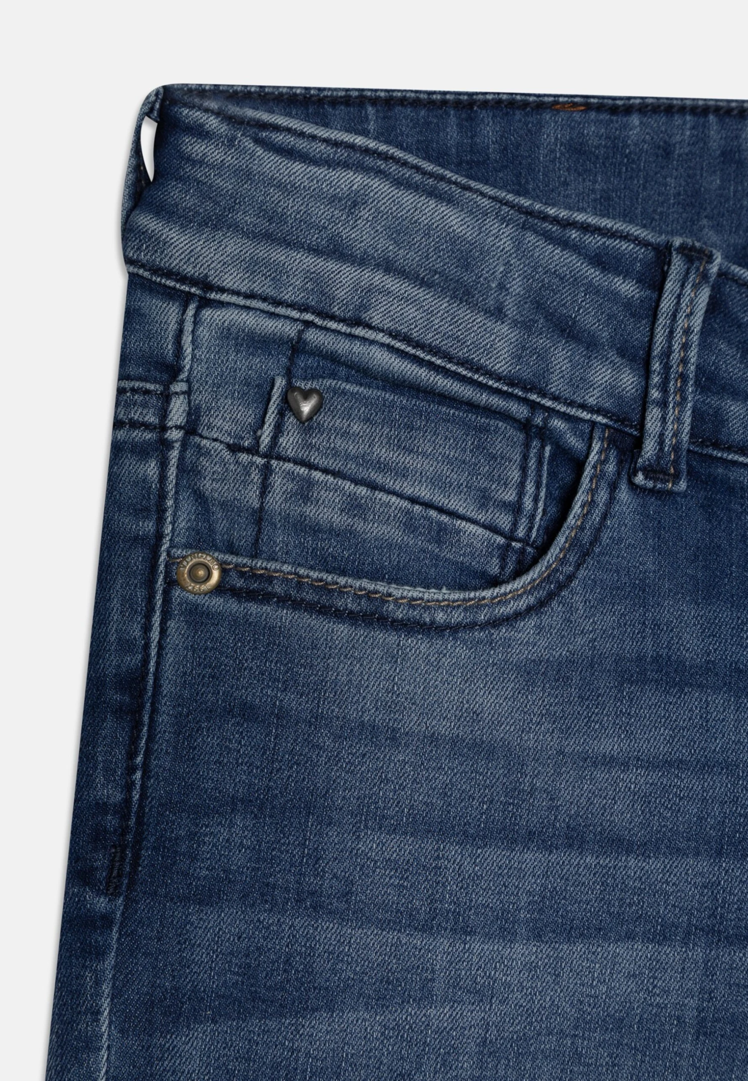 Vingino Aria+ - Slim Fit Jeans - Mid Blue Wash 3 Vingino Aria+ - Slim Fit Jeans - Mid Blue Wash - Afbeelding 3