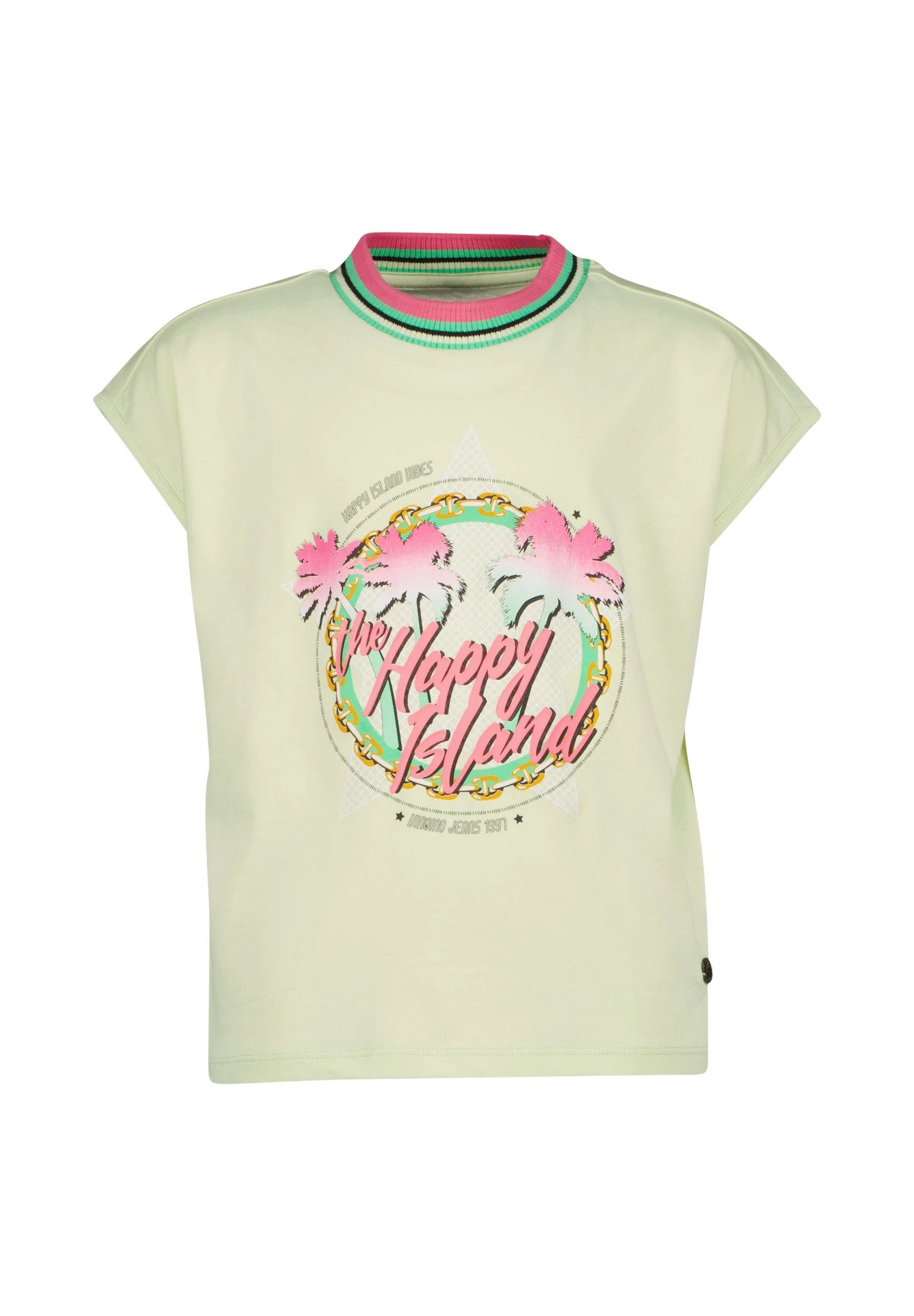 Vingino Hannia - T-Shirt Print - Light Lime 4 Vingino Hannia - T-Shirt Print - Light Lime - Afbeelding 4