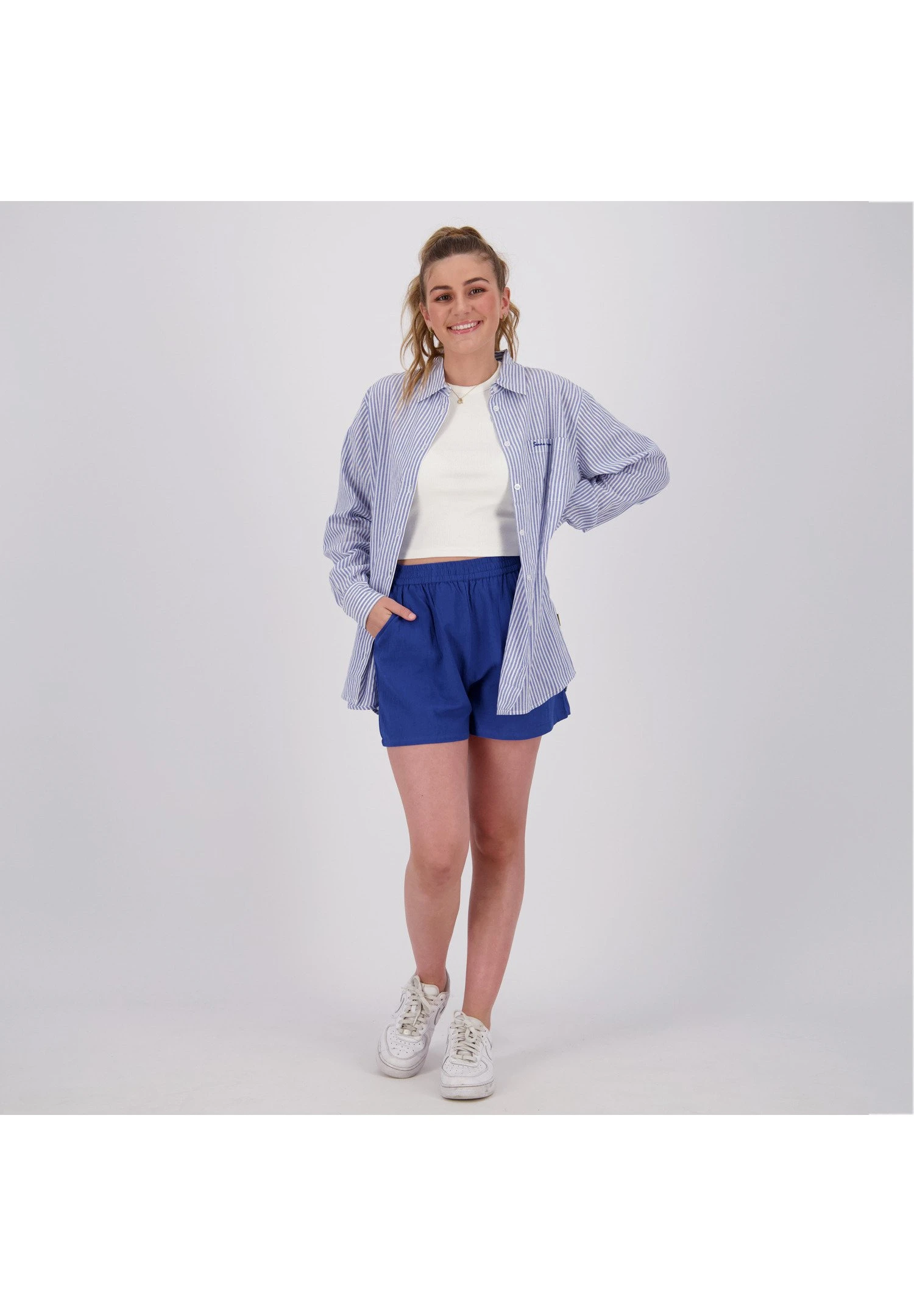 Vingino Lisa - Overhemdblouse - Silky Blue 1 Vingino Lisa - Overhemdblouse - Silky Blue