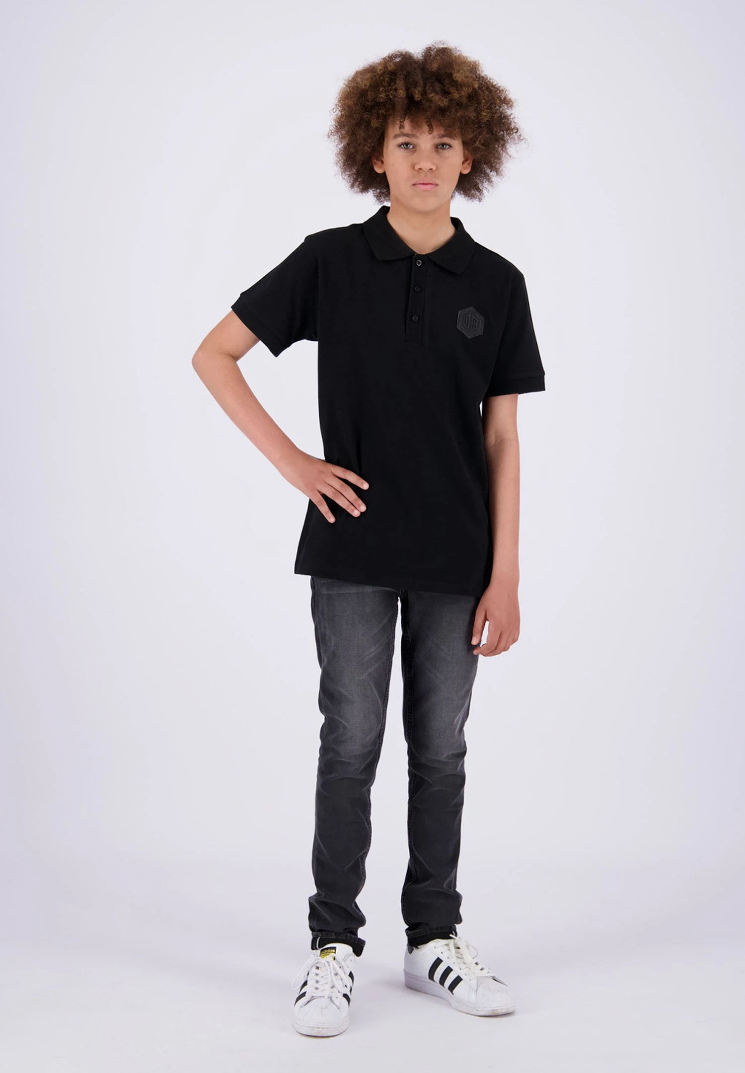 Vingino Kiyano - Poloshirt - Deep Black 2 Vingino Kiyano - Poloshirt - Deep Black - Afbeelding 2