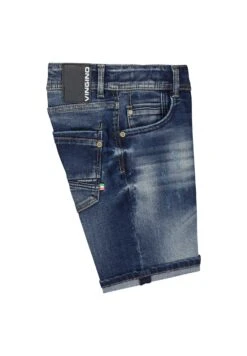 Vingino Korte Chavez Dark Vintage - Jeansshort - Blue Denim -Vingino 99a6bddb4d5b420fa5109001625c65e7