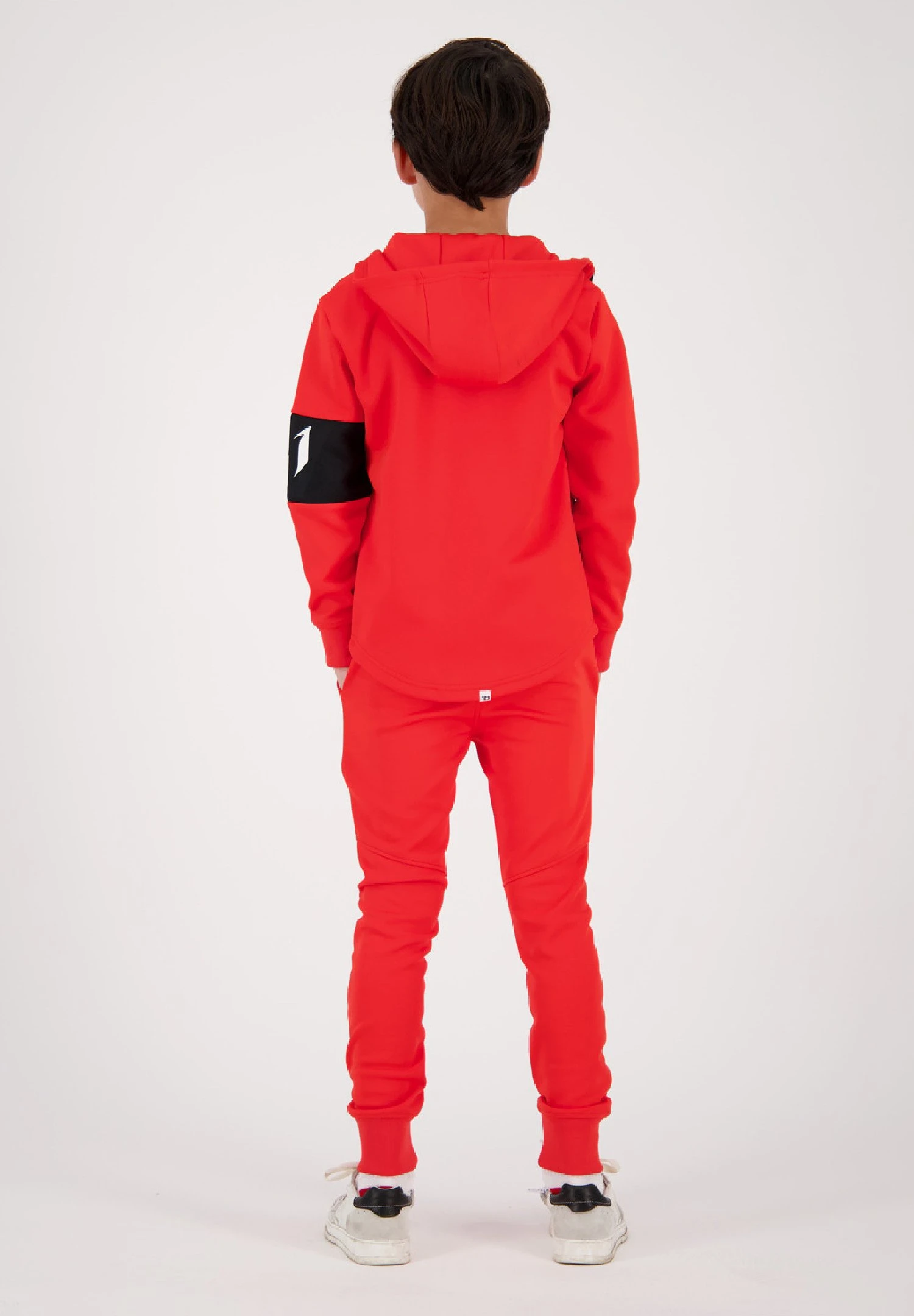 Vingino Messi Rosario - Sweater Met Rits - Sporty Red 2 Vingino Messi Rosario - Sweater Met Rits - Sporty Red - Afbeelding 2