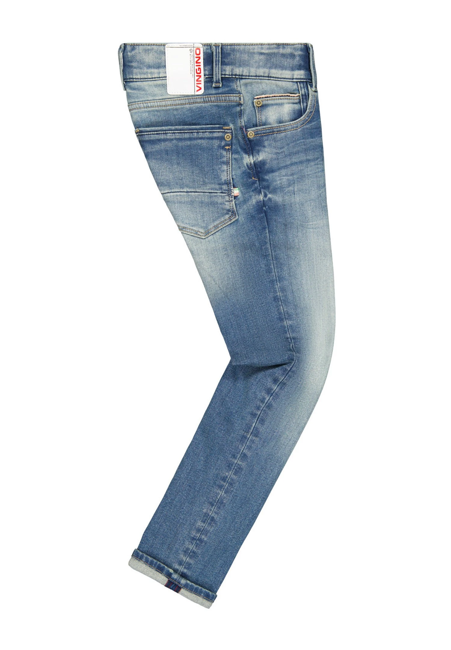 Vingino Amos- Slim Fit Jeans - Blue Vintage 6 Vingino Amos- Slim Fit Jeans - Blue Vintage - Afbeelding 6