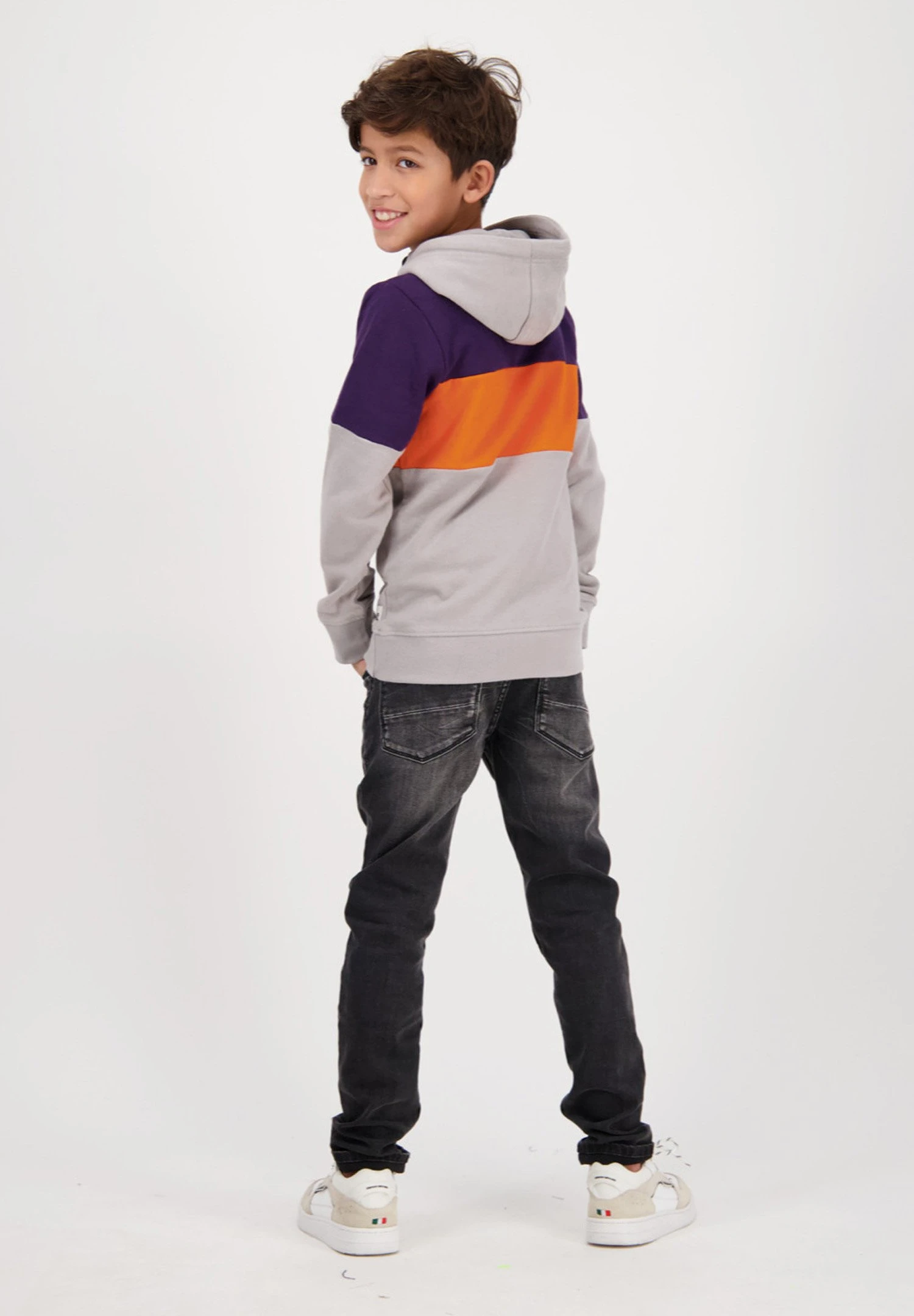 Vingino Nidus - Hoodie - Rhino Grey 2 Vingino Nidus - Hoodie - Rhino Grey - Afbeelding 2