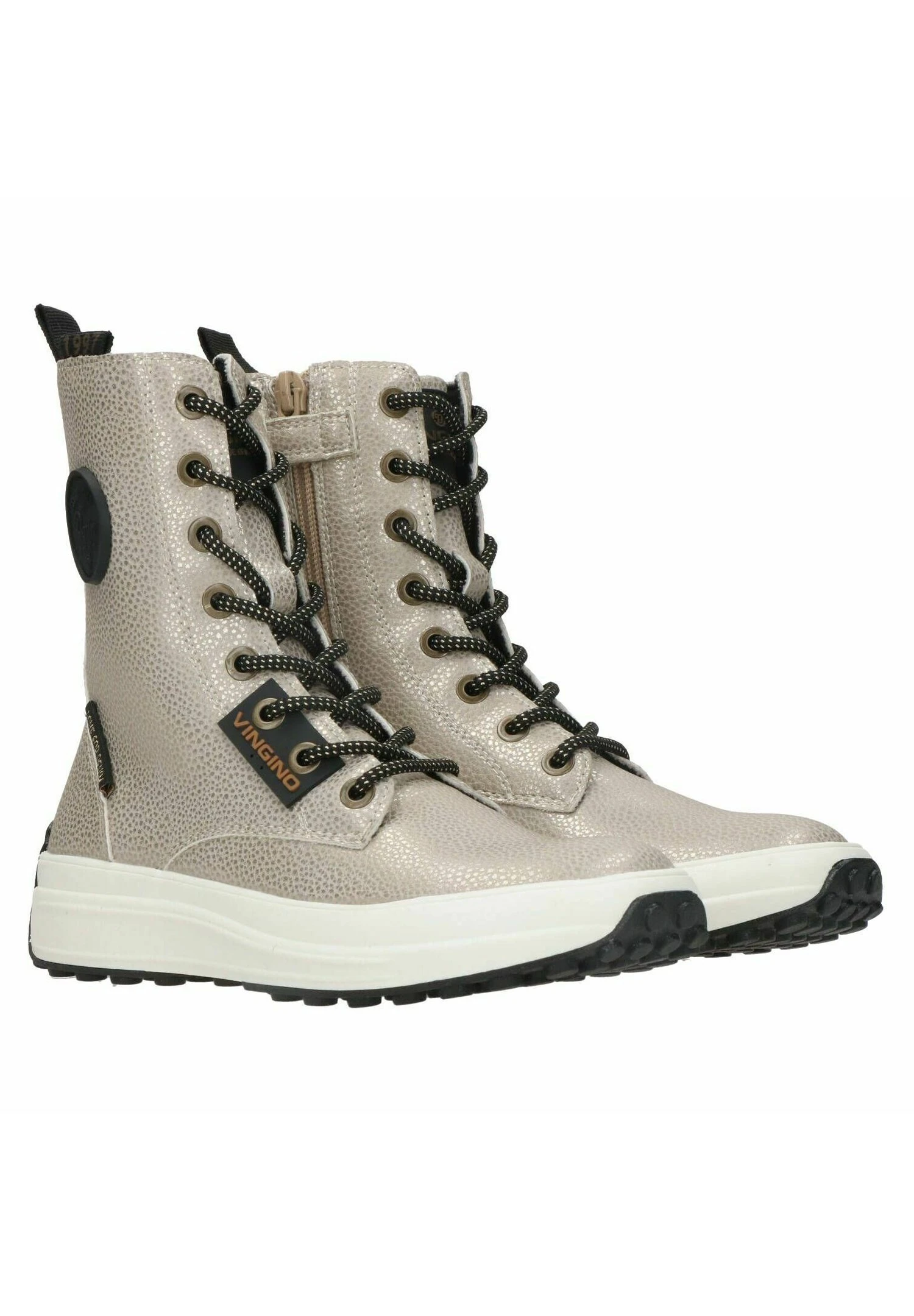 Vingino Rebecca Hi - Veterboots - Beige 7 Vingino Rebecca Hi - Veterboots - Beige - Afbeelding 7