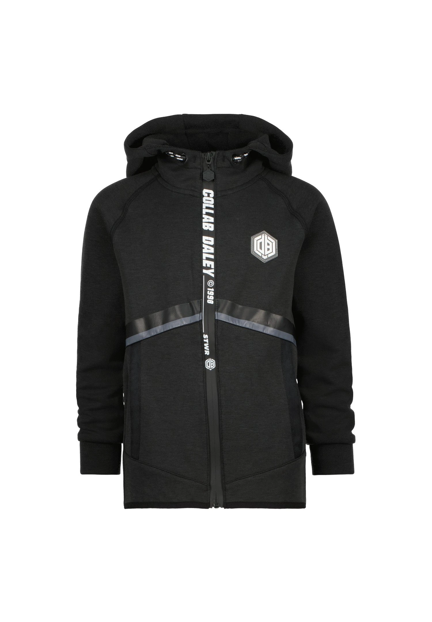 Vingino Sweater Met Rits - Deep Black 3 Vingino Sweater Met Rits - Deep Black - Afbeelding 3