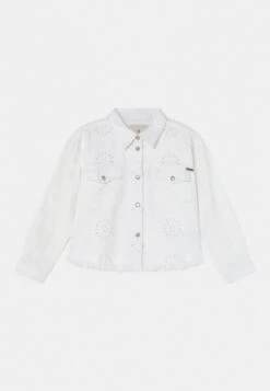 Vingino Tanja Broderie - Spijkerjas - Real White