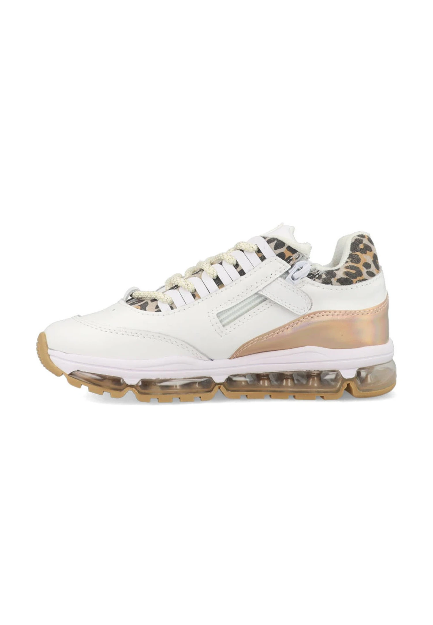 Vingino Fenna Ii- Sneakers Laag - White Brown Beige 1 Vingino Fenna Ii- Sneakers Laag - White Brown Beige