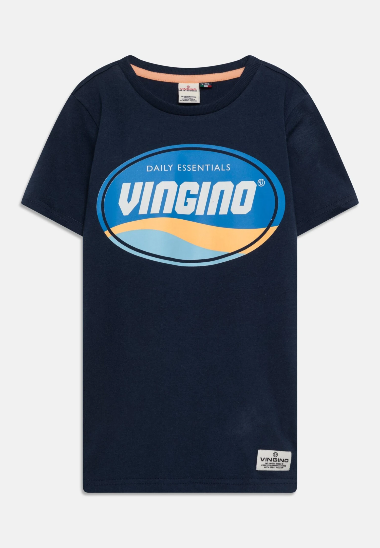 Vingino Jield - T-Shirt Print - Dark Blue 1 Vingino Jield - T-Shirt Print - Dark Blue
