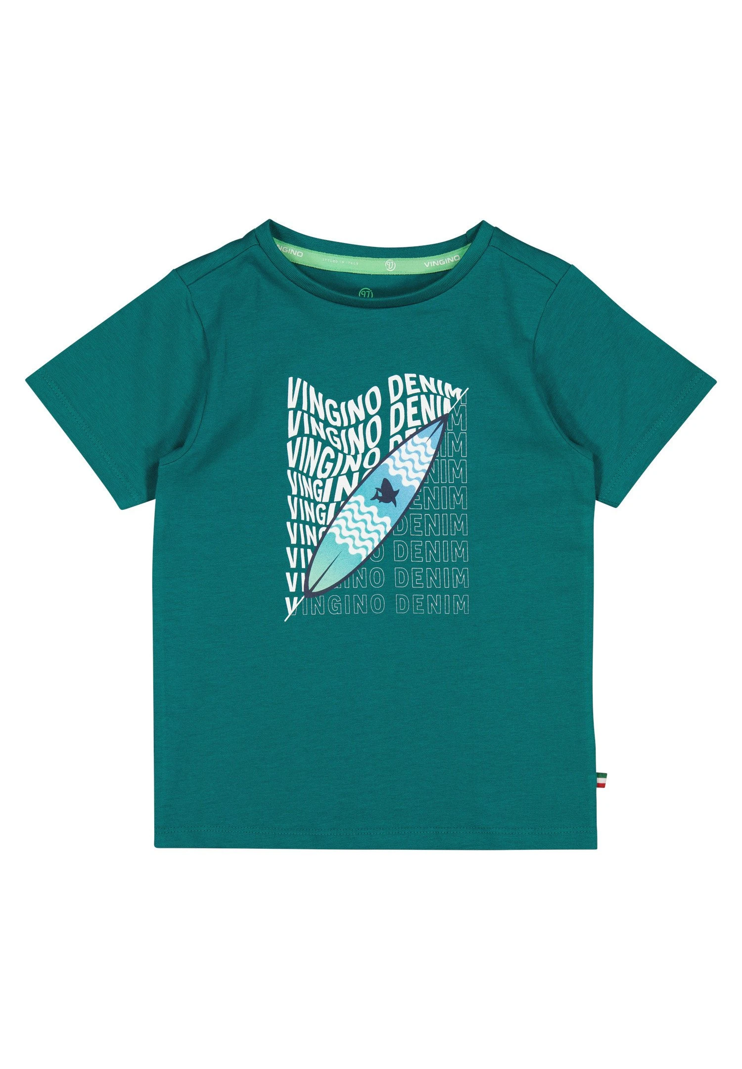 Vingino Heiko - T-Shirt Print - Seaside Green 1 Vingino Heiko - T-Shirt Print - Seaside Green