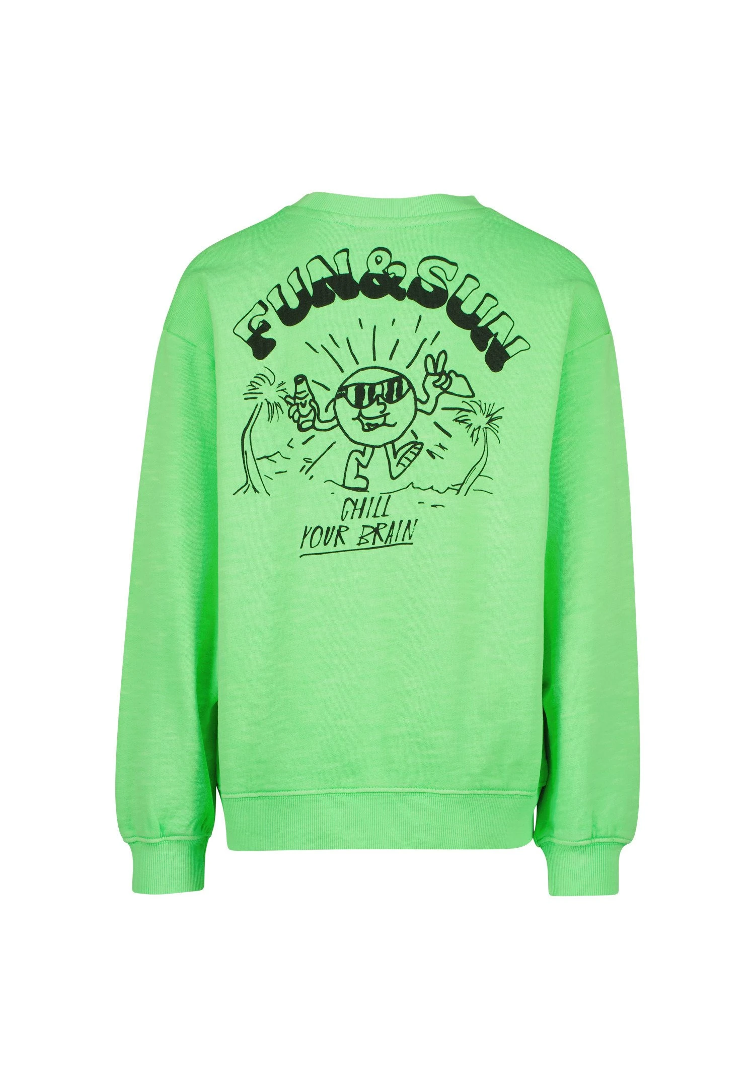 Vingino Murf - Sweater - Soft Neon Lime 2 Vingino Murf - Sweater - Soft Neon Lime - Afbeelding 2