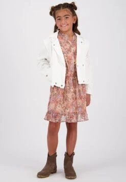 Vingino Broderie - Wit - Maat 1 - Lichte Jas - Wit