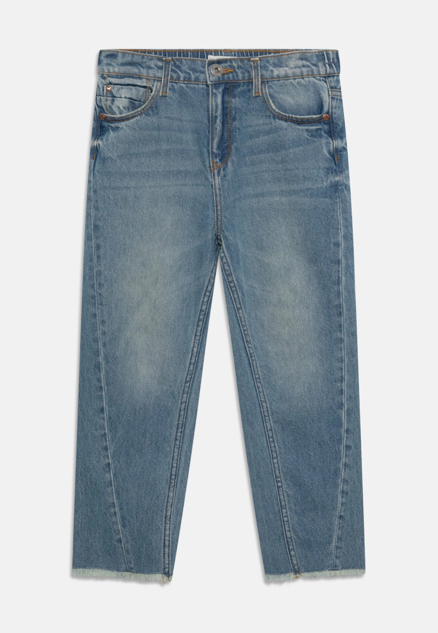 Vingino Chiara Waistband - Relaxed Fit Jeans - Tinted Mid Blue 1 Vingino Chiara Waistband - Relaxed Fit Jeans - Tinted Mid Blue