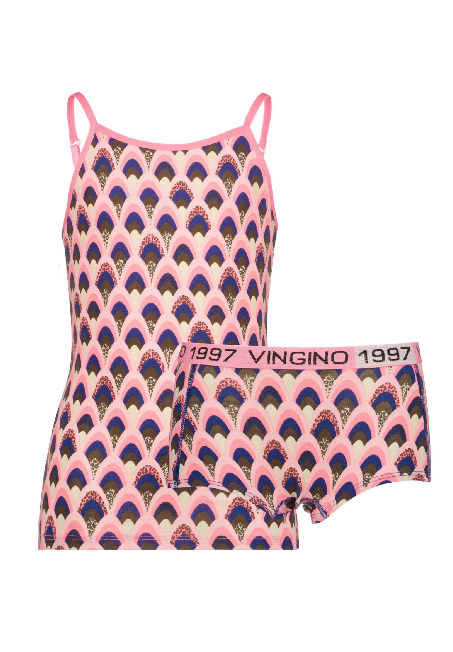 Vingino Ondergoedset - Neon Pink 1 Vingino Ondergoedset - Neon Pink