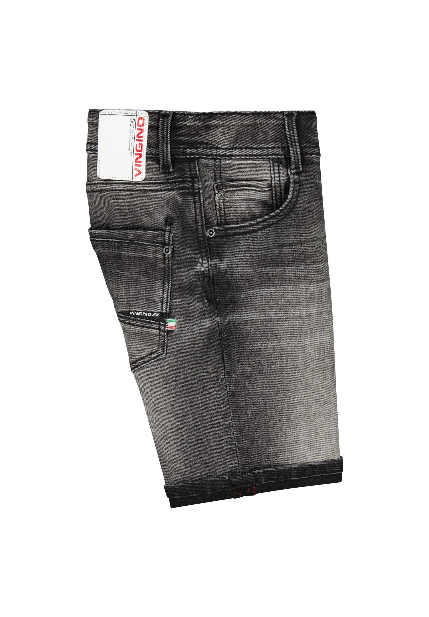 Vingino Chavez Vintage - Jeansshort - Grey Denim 3 Vingino Chavez Vintage - Jeansshort - Grey Denim - Afbeelding 3