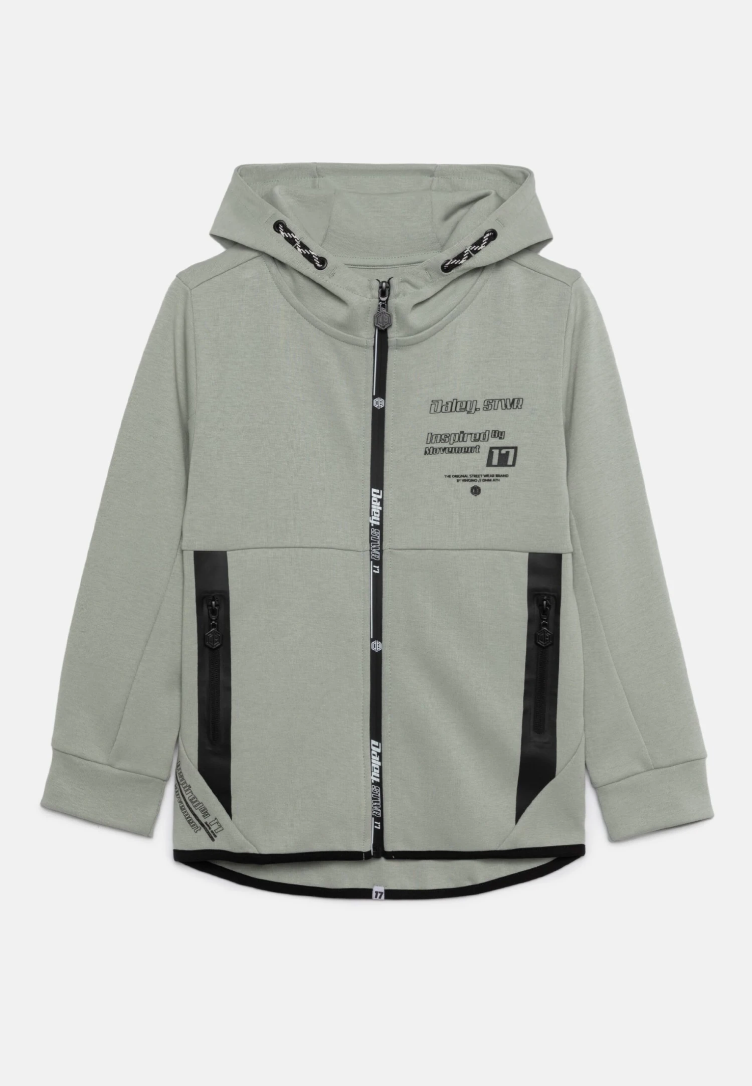 Vingino Onur - Sweater Met Rits - Mineral Mint 1 Vingino Onur - Sweater Met Rits - Mineral Mint