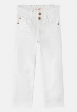 Vingino Candy Ruffle - Straight Leg Jeans - White Denim