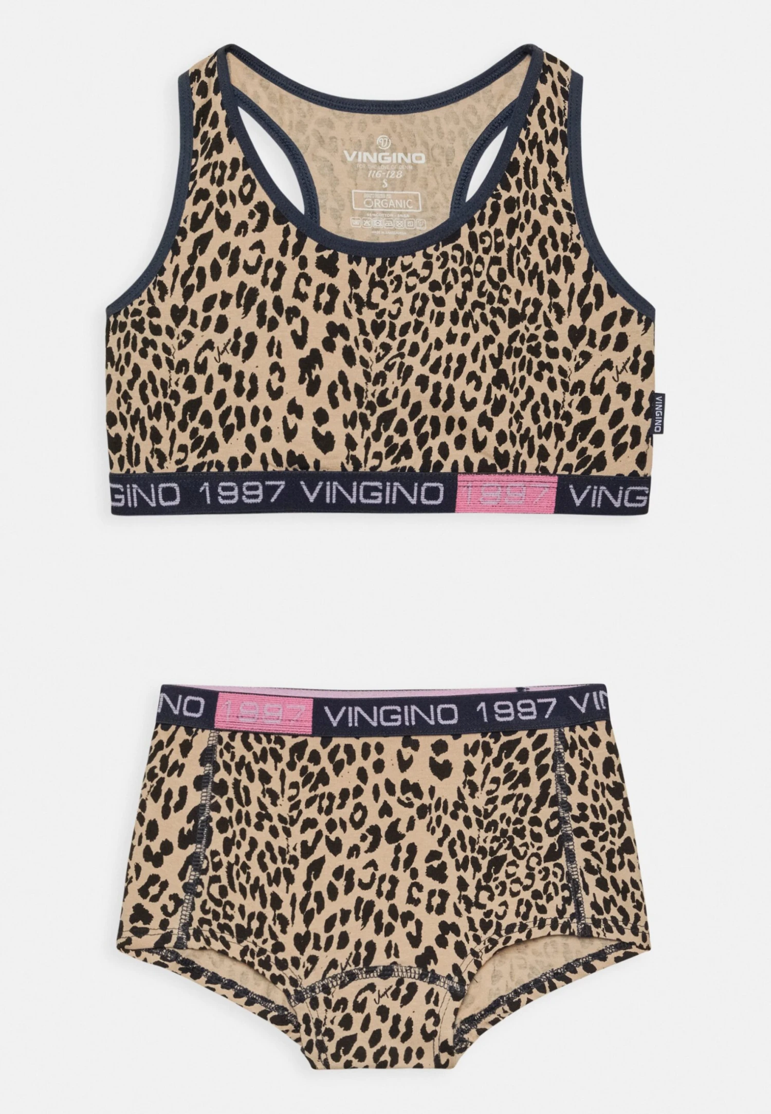 Vingino Animal Set - Ondergoedset - Soft Sand 1 Vingino Animal Set - Ondergoedset - Soft Sand