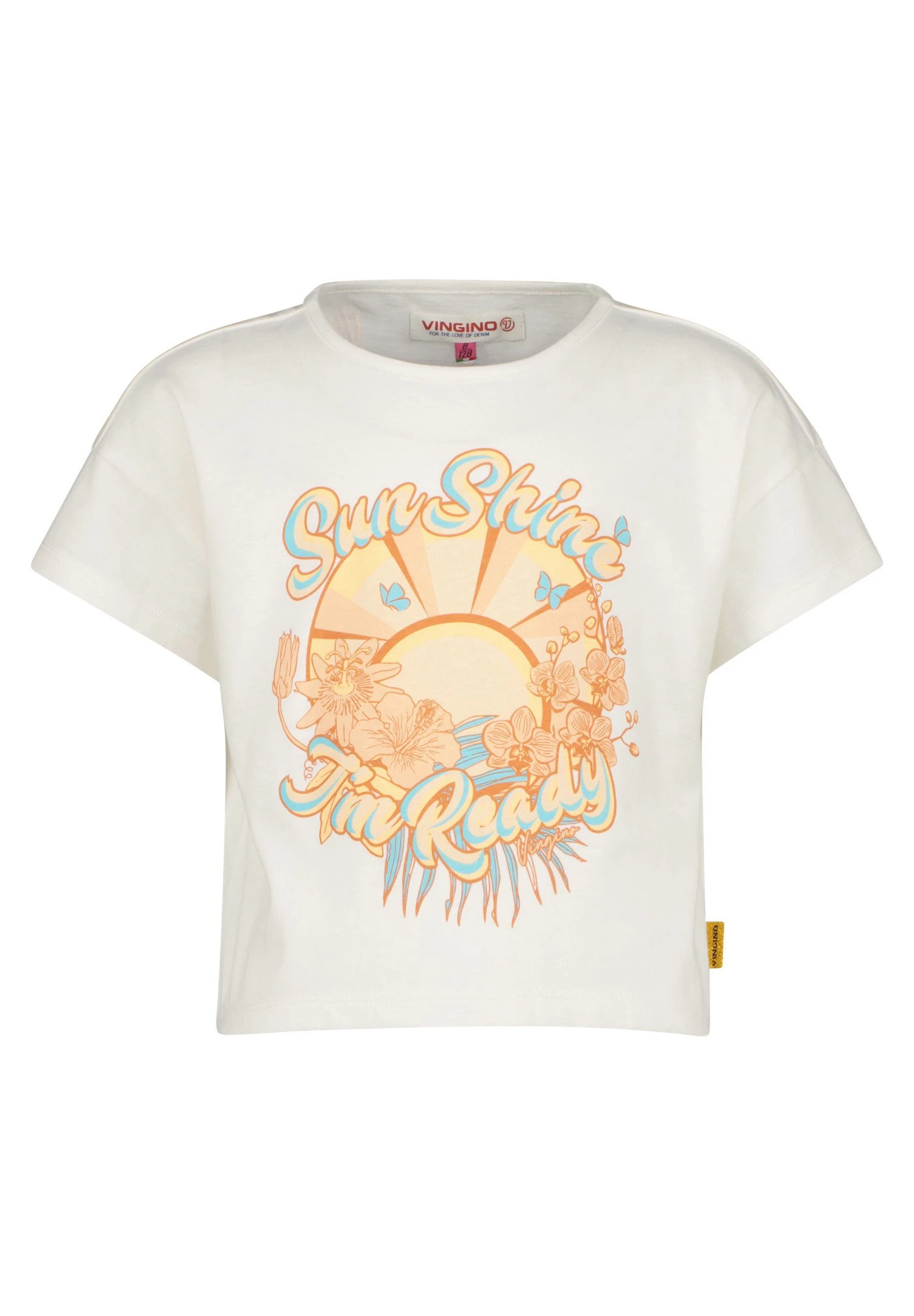 Vingino Hilla - T-Shirt Print - Pearl White 4 Vingino Hilla - T-Shirt Print - Pearl White - Afbeelding 4