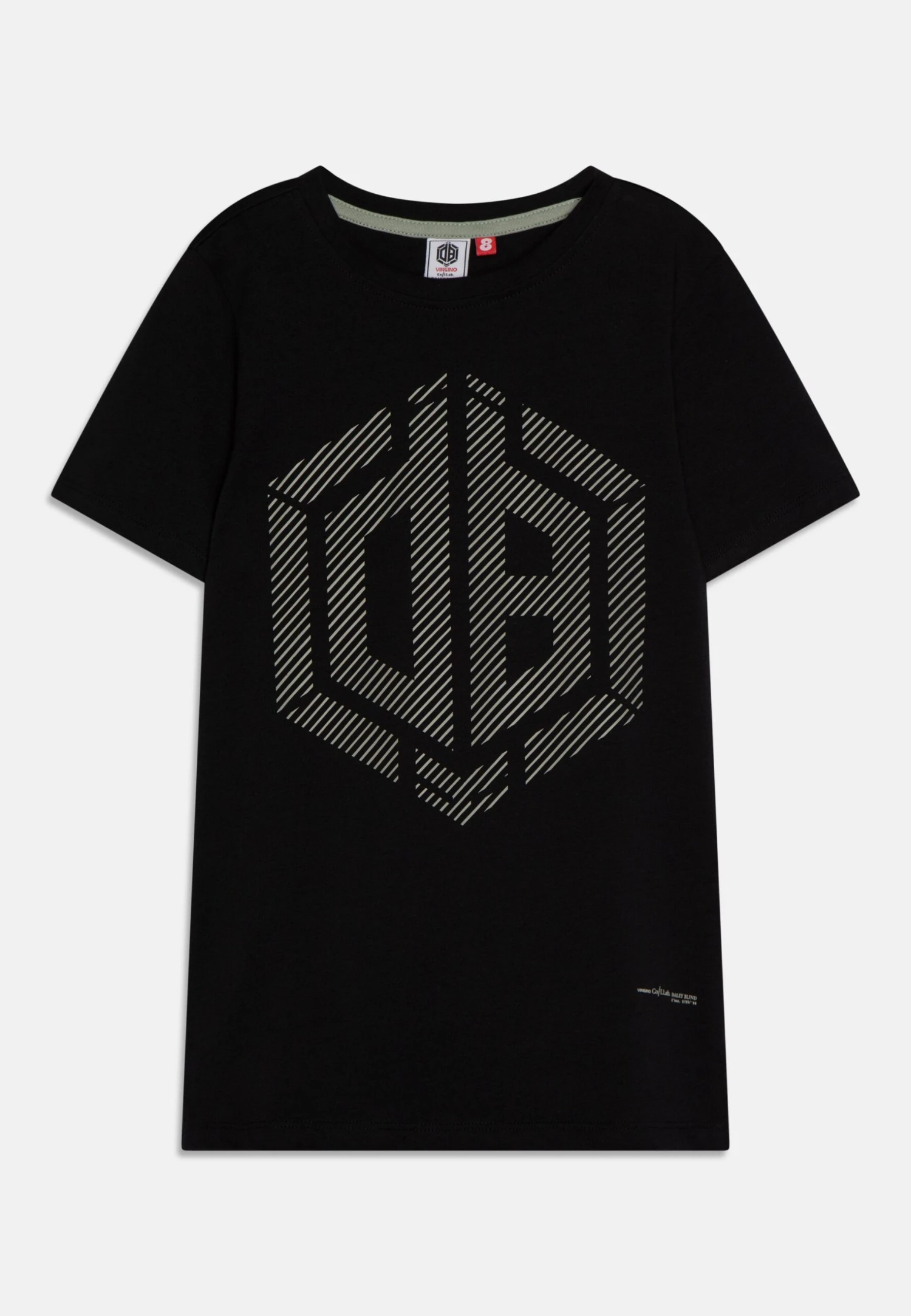 Vingino Hayato - T-Shirt Print - Deep Black 1 Vingino Hayato - T-Shirt Print - Deep Black