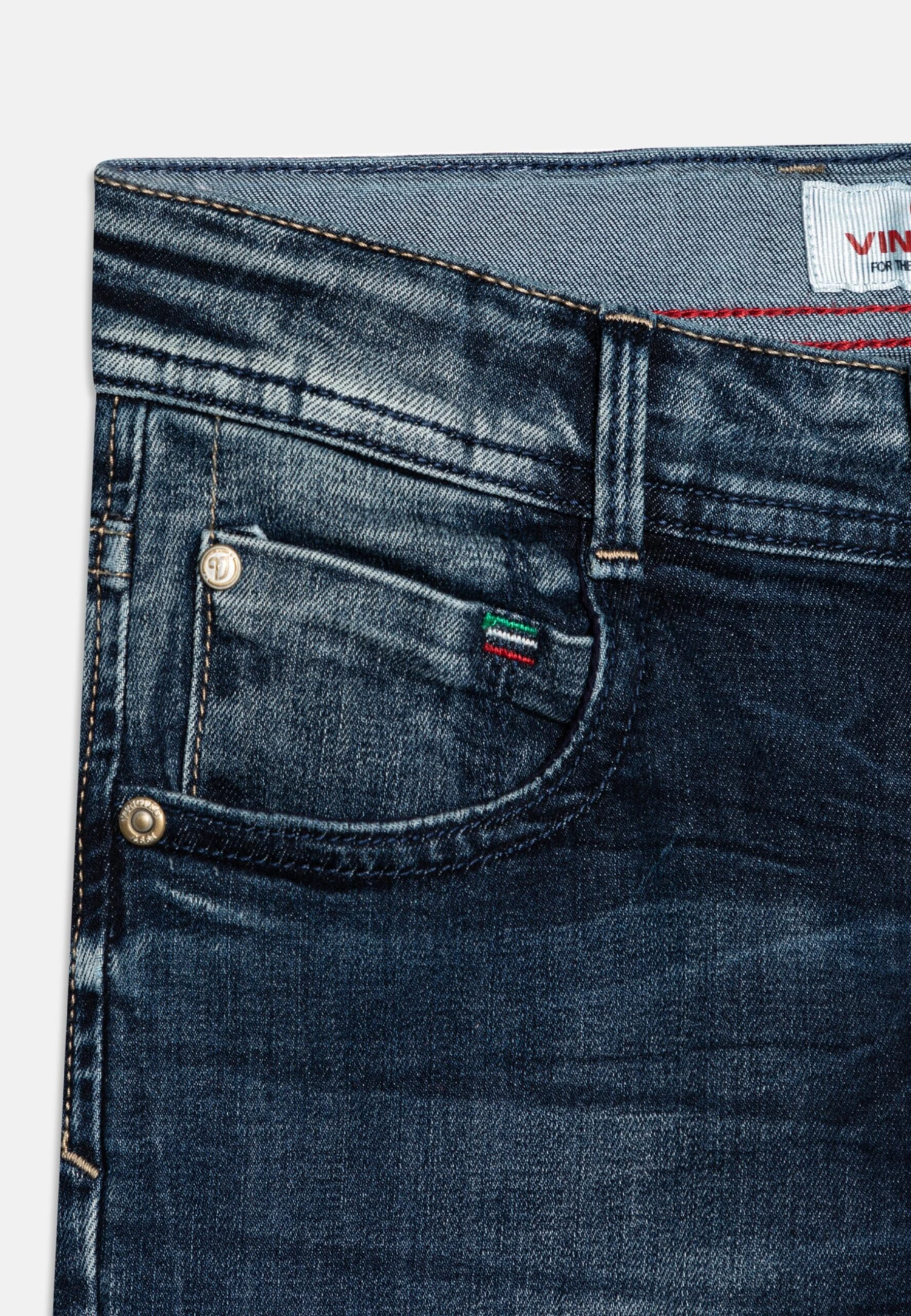 Vingino Straight Leg Jeans - Cruziale Blue 3 Vingino Straight Leg Jeans - Cruziale Blue - Afbeelding 3