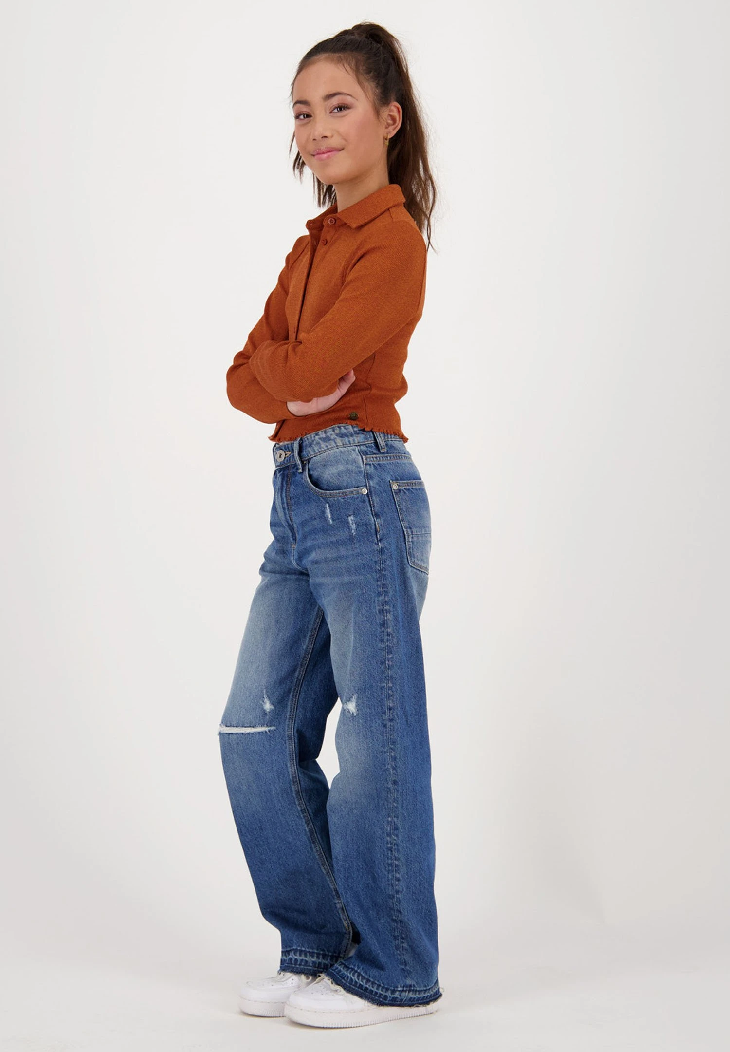 Vingino Jesmine- Overhemdblouse - Toffee Brown 1 Vingino Jesmine- Overhemdblouse - Toffee Brown