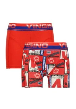 Vingino Athletics 2 Pack - Onderbroeken - Flame Red