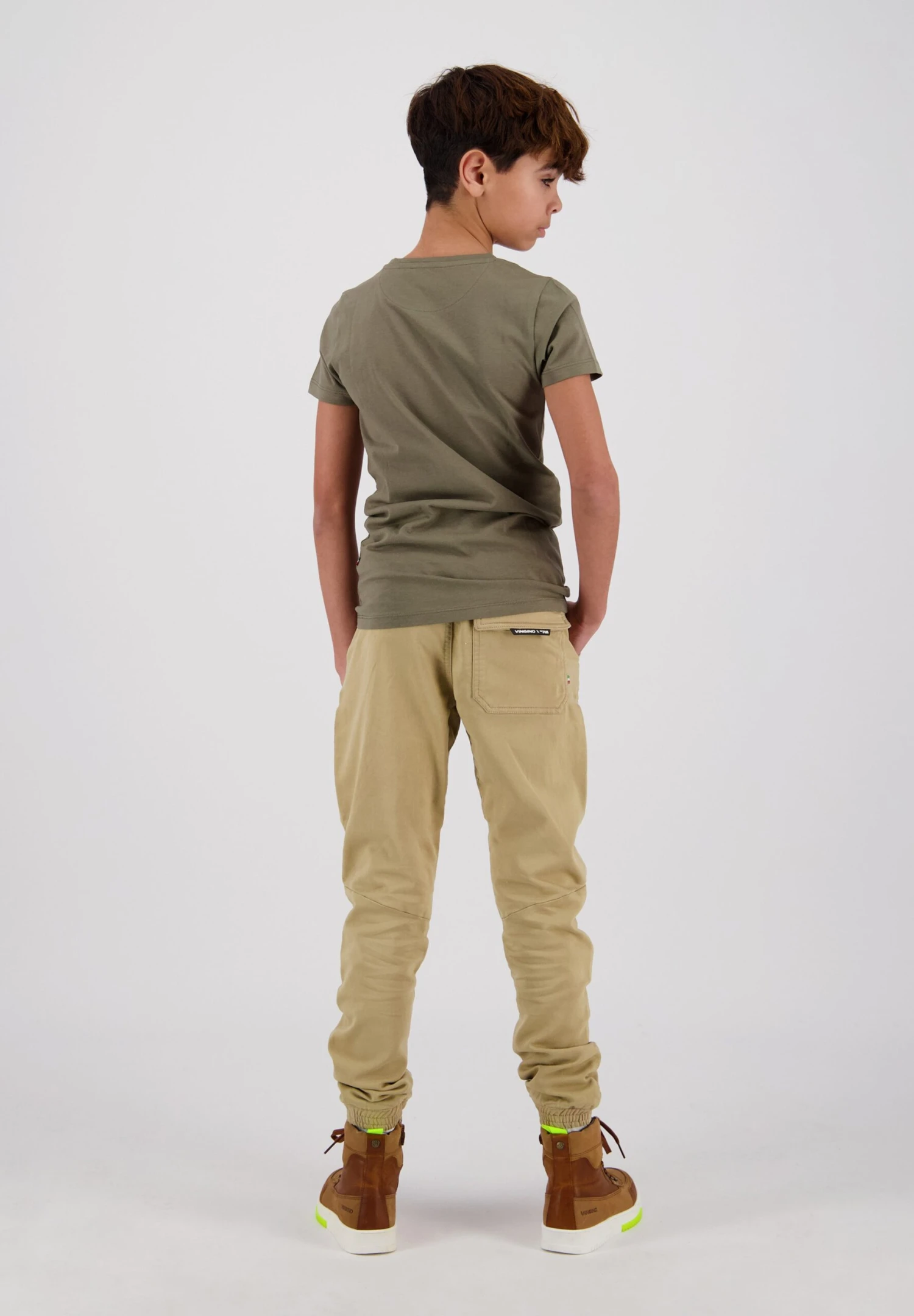 Vingino Shortsleeve 3 Pack- T-Shirt Print - Multicolor Army Green 2 Vingino Shortsleeve 3 Pack- T-Shirt Print - Multicolor Army Green - Afbeelding 2