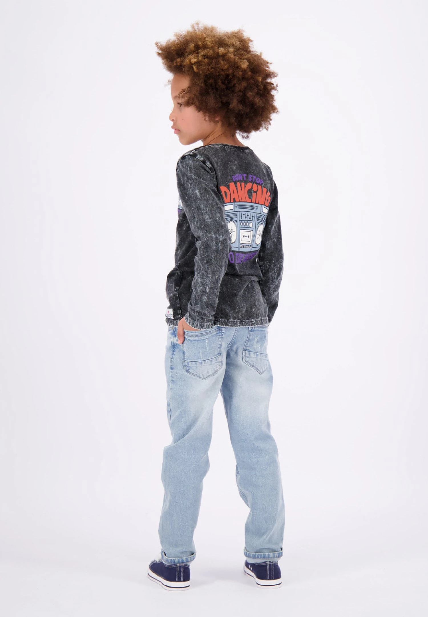 Vingino Longsleeve - Deep Black 2 Vingino Longsleeve - Deep Black - Afbeelding 2