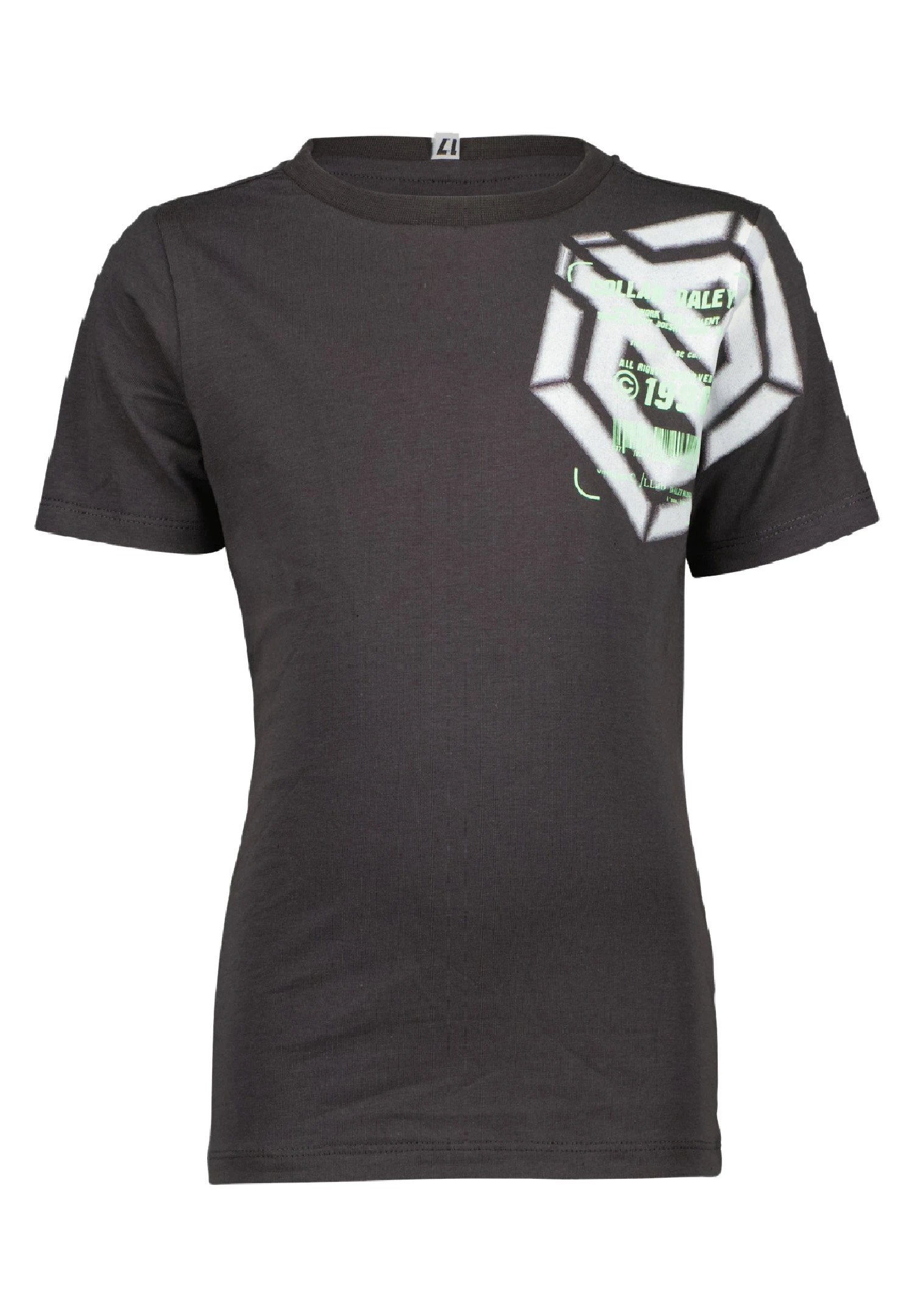 Vingino Habla Light Dim Grey - T-Shirt Print - Grey 1 Vingino Habla Light Dim Grey - T-Shirt Print - Grey