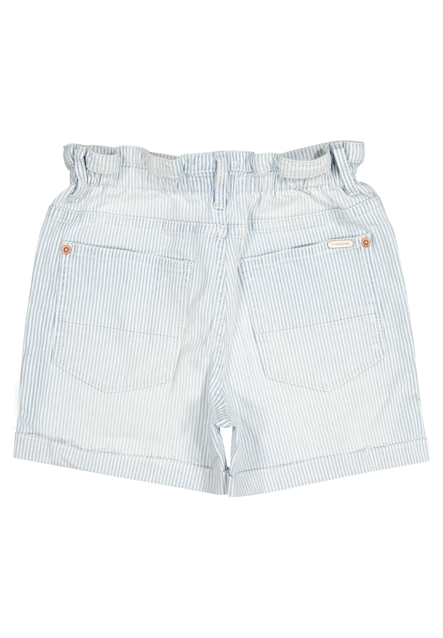 Vingino Demy - Jeansshort - Striped Denim 4 Vingino Demy - Jeansshort - Striped Denim - Afbeelding 4