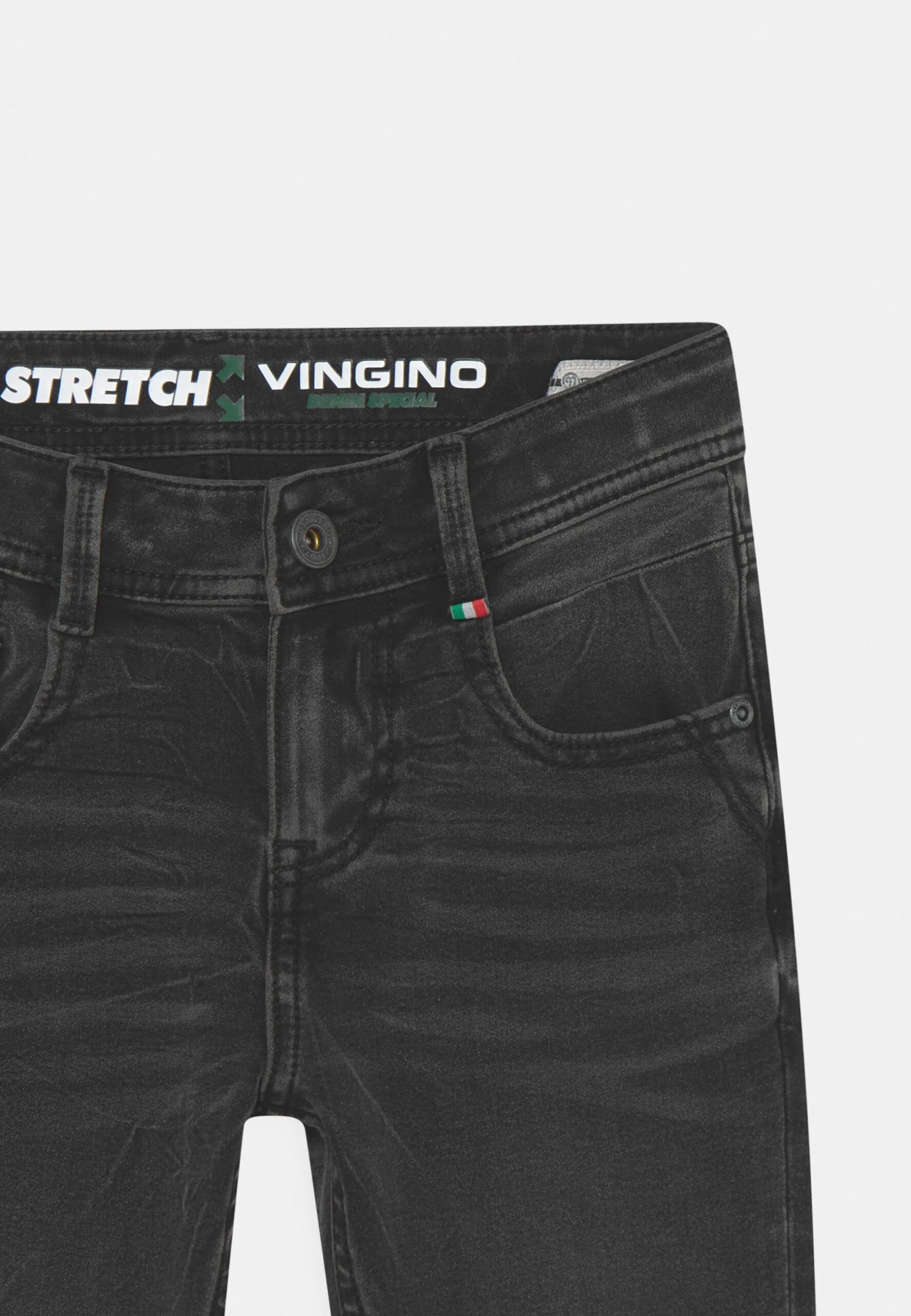 Vingino Alfons - Jeans Skinny Fit - Dark Grey Vintage 3 Vingino Alfons - Jeans Skinny Fit - Dark Grey Vintage - Afbeelding 3