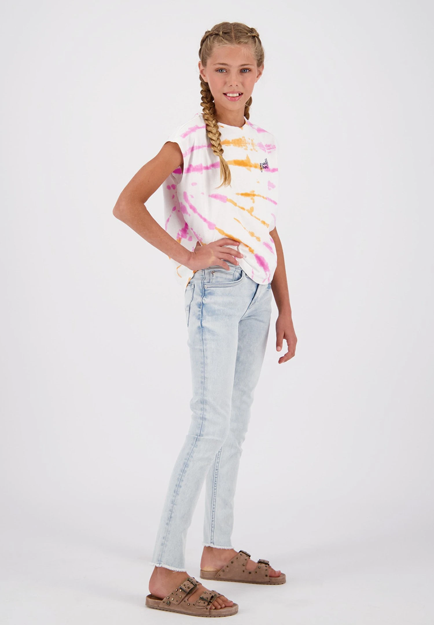 Vingino Hindra- T-Shirt Print - Warm White 3 Vingino Hindra- T-Shirt Print - Warm White - Afbeelding 3