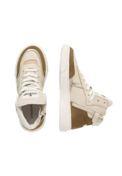 Vingino Suze Mid - Sneakers Hoog - Off White/Brown -Vingino cf2b9b553ac84d4d91f3b652b85e18e7