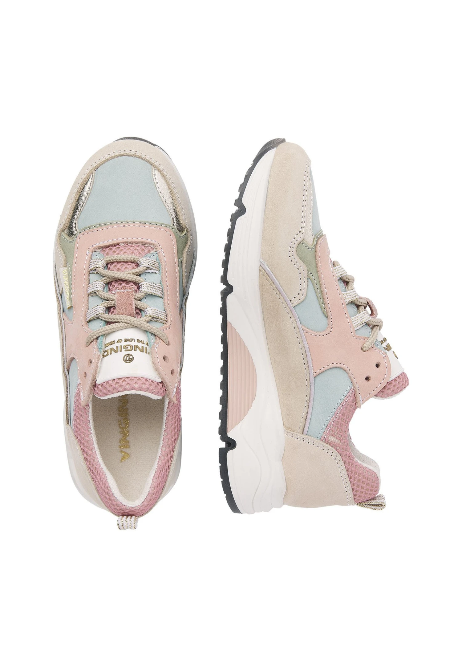 Vingino Audrey- Sneakers Laag - Beige 3 Vingino Audrey- Sneakers Laag - Beige - Afbeelding 3
