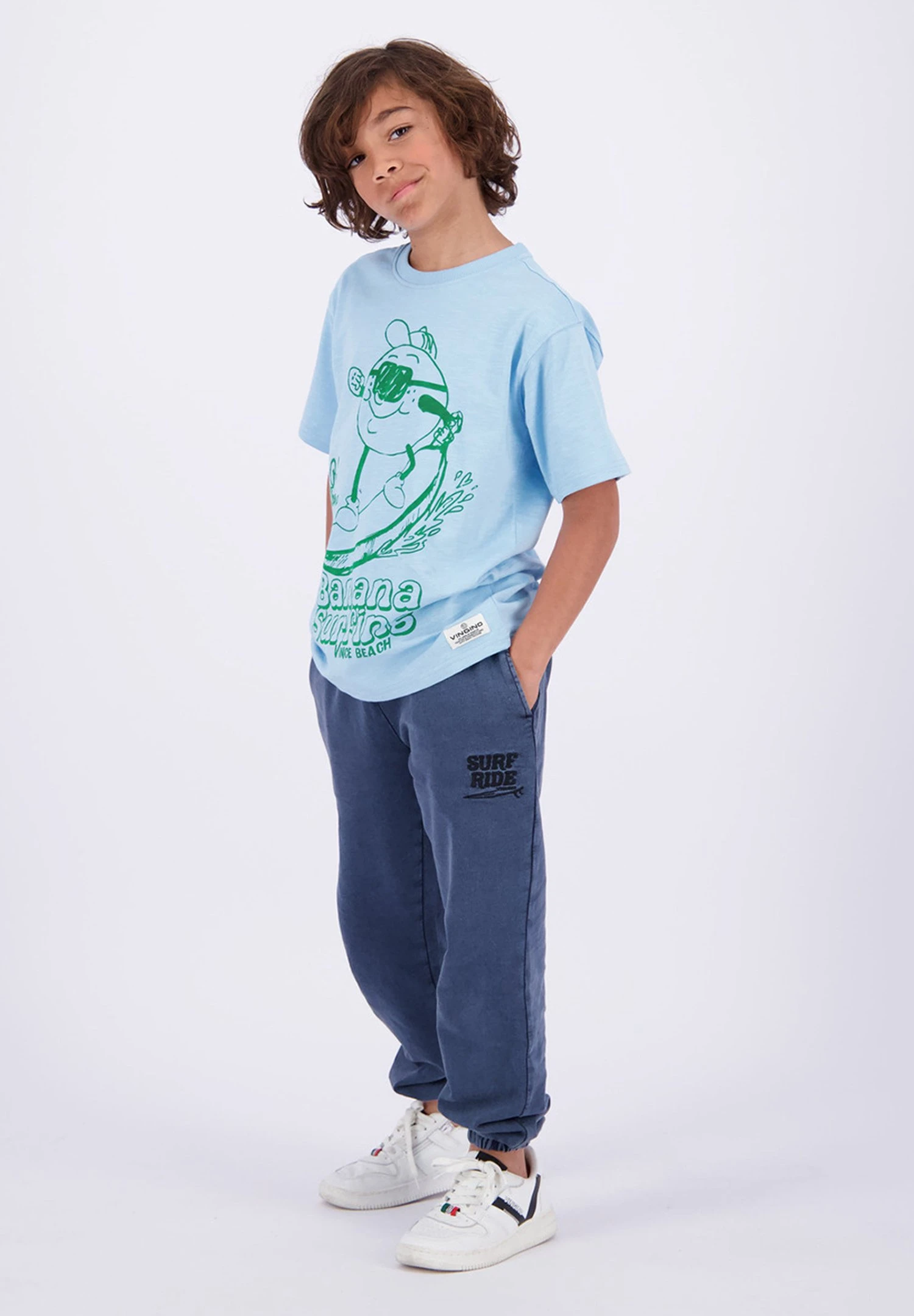 Vingino Hartoon - T-Shirt Print - Nordic Blue 3 Vingino Hartoon - T-Shirt Print - Nordic Blue - Afbeelding 3