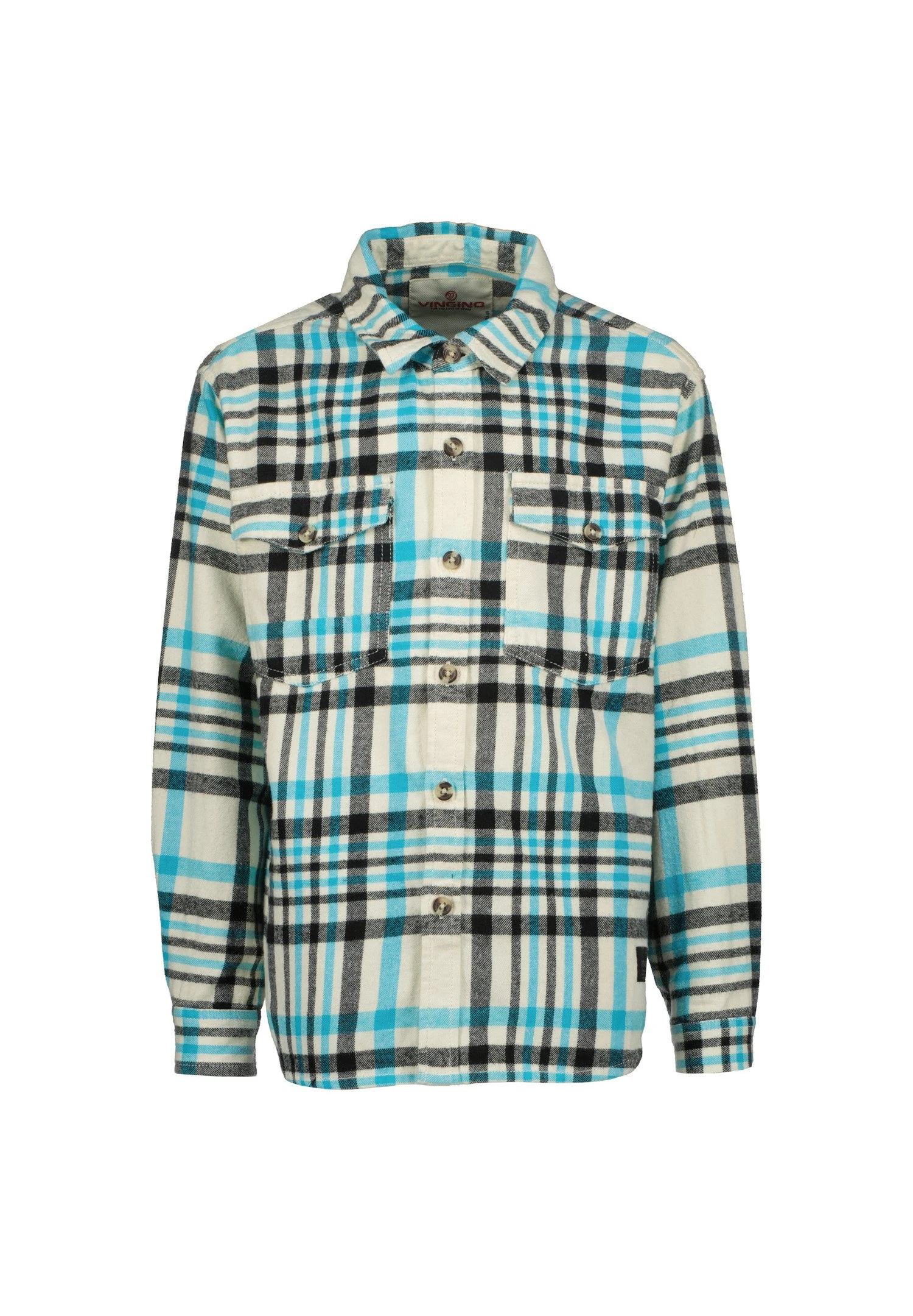 Vingino Leano Oversized Fit - Overhemd - Arctic Blue 3 Vingino Leano Oversized Fit - Overhemd - Arctic Blue - Afbeelding 3