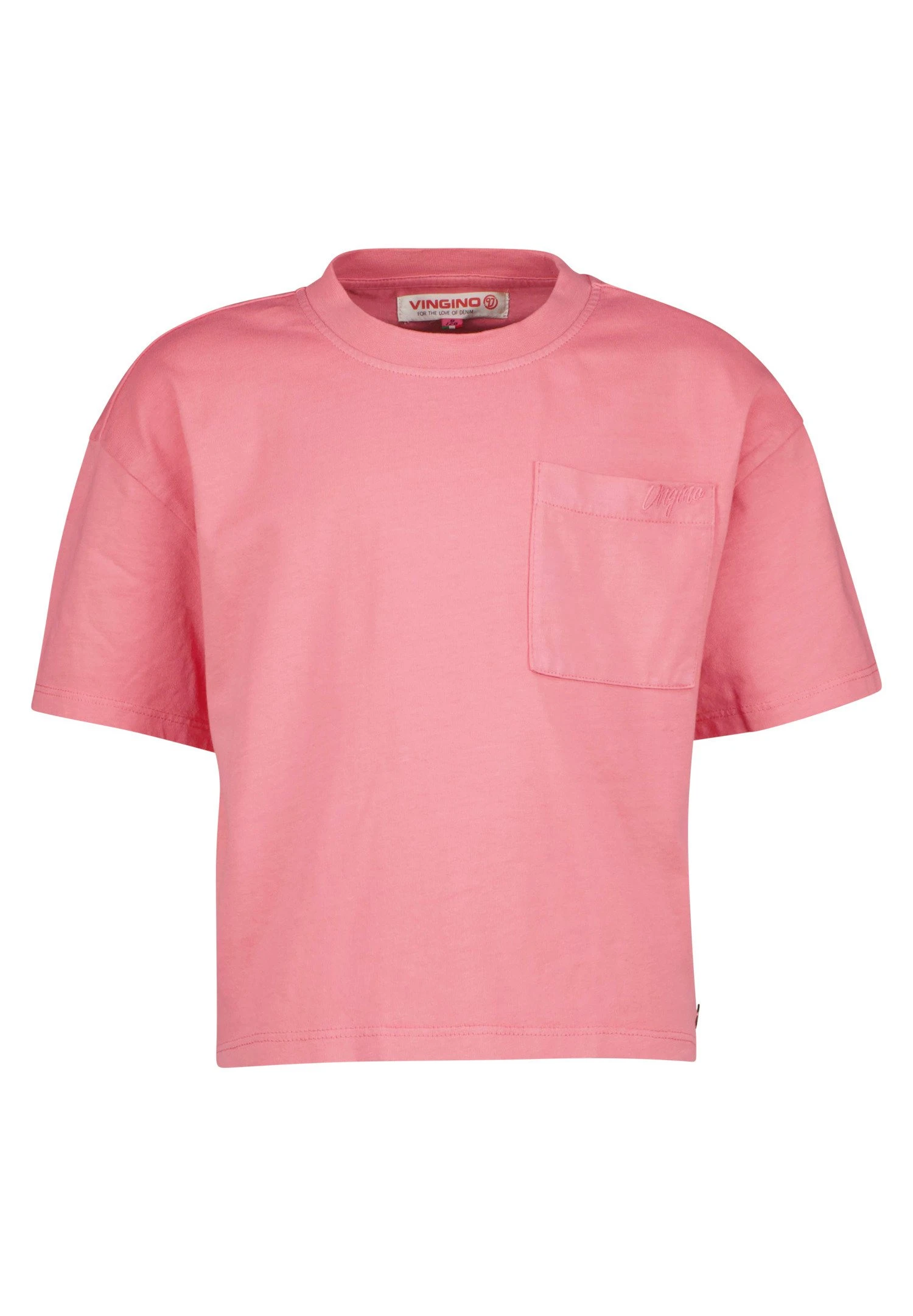 Vingino Heske - T-Shirt Basic - Electric Pink 4 Vingino Heske - T-Shirt Basic - Electric Pink - Afbeelding 4