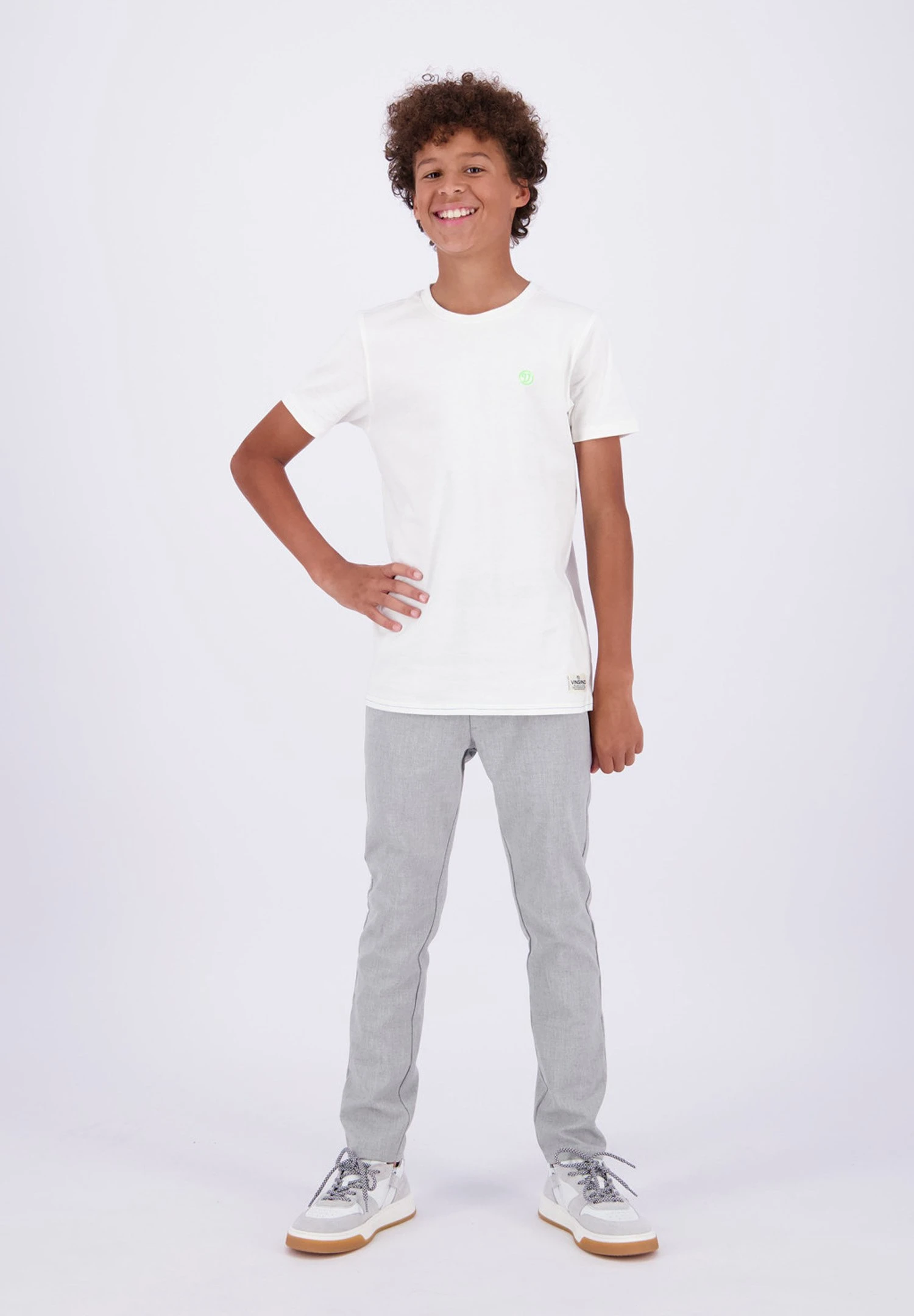 Vingino Jimple Jimple - T-Shirt Basic - Silver White 1 Vingino Jimple Jimple - T-Shirt Basic - Silver White