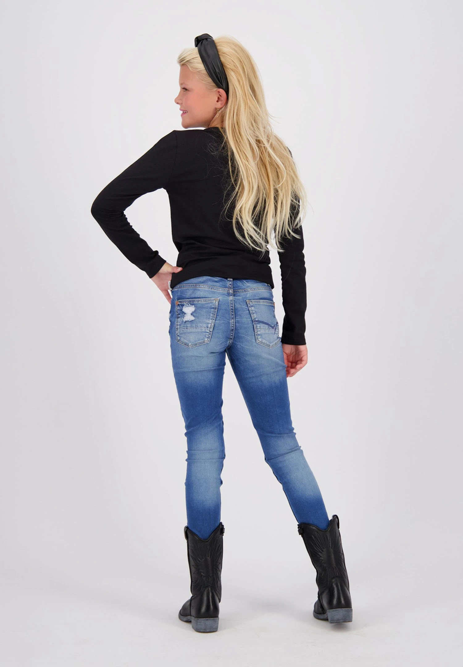 Vingino Jamie - Longsleeve - Deep Black 4 Vingino Jamie - Longsleeve - Deep Black - Afbeelding 4