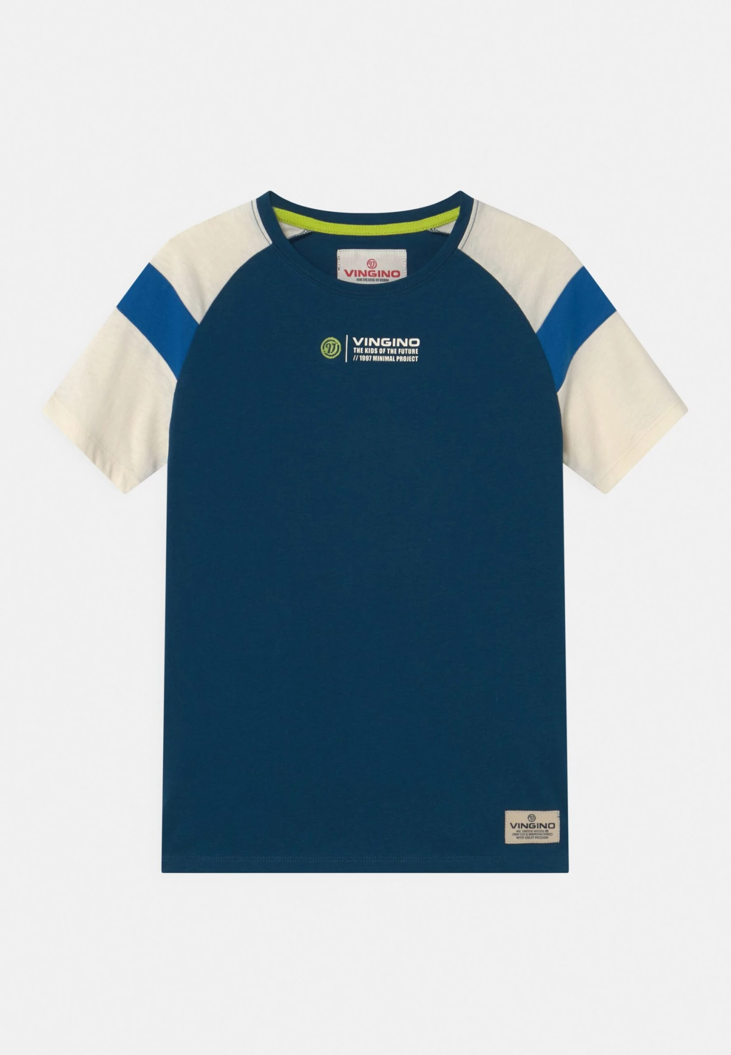 Vingino Hakki - T-Shirt Print - Oil Blue 1 Vingino Hakki - T-Shirt Print - Oil Blue