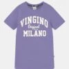 Vingino Logo Tee - T-Shirt Print - Grape Purple